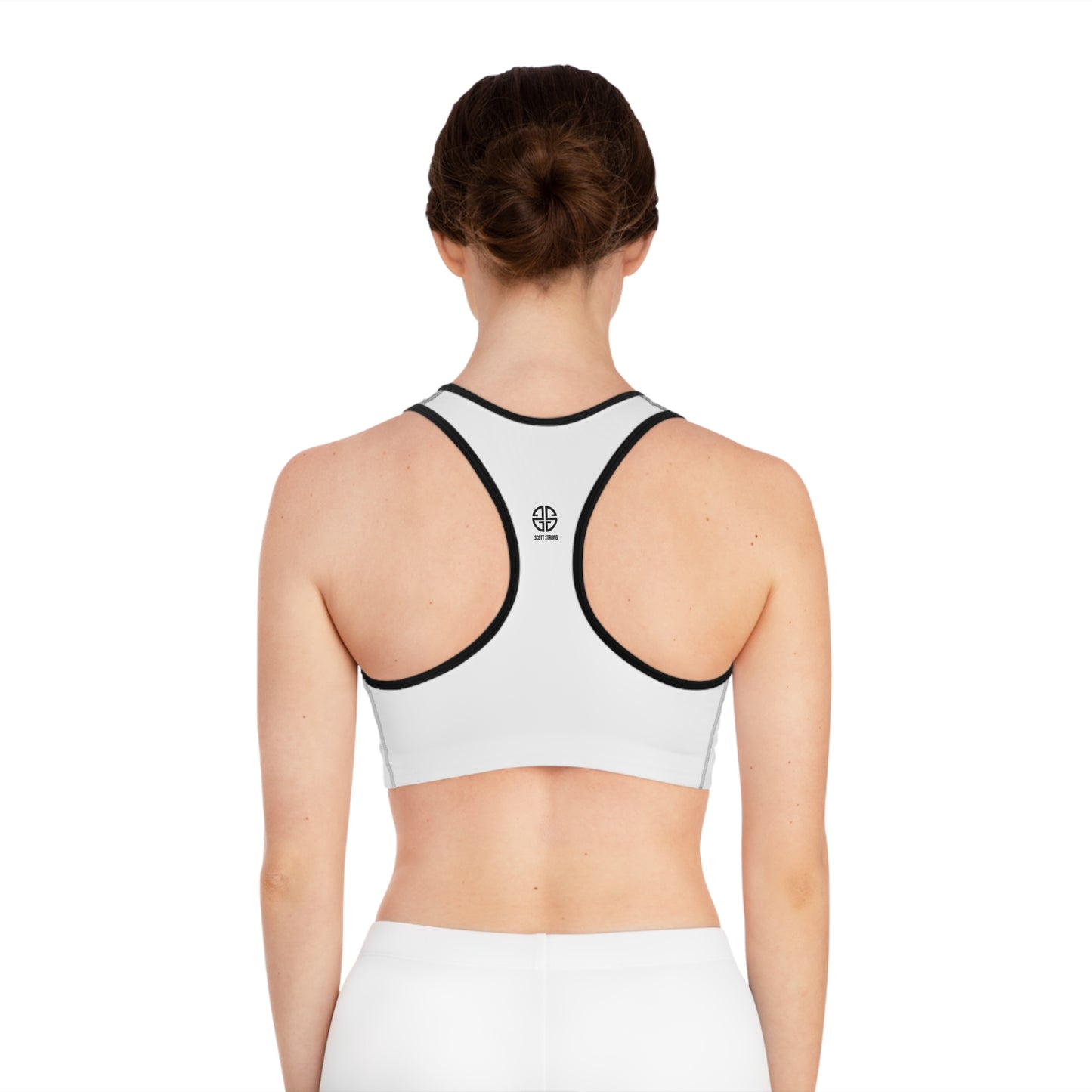 Scott Strong Signature Luxe Sports Bra (White)