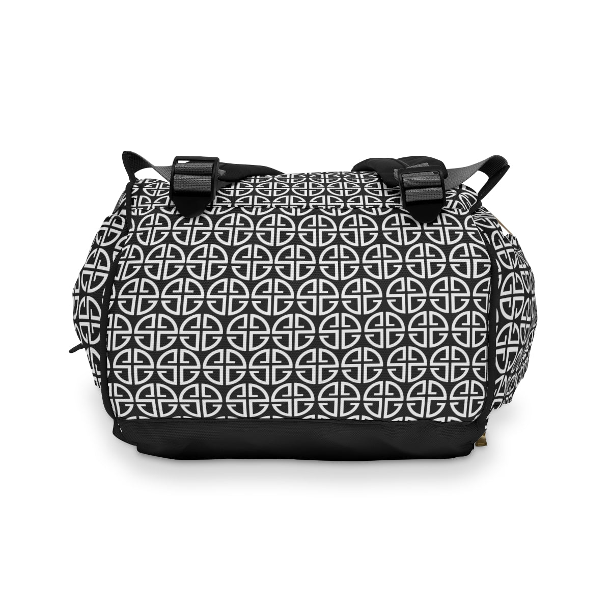 Scott Strong Cross-Print Diaper Backpack