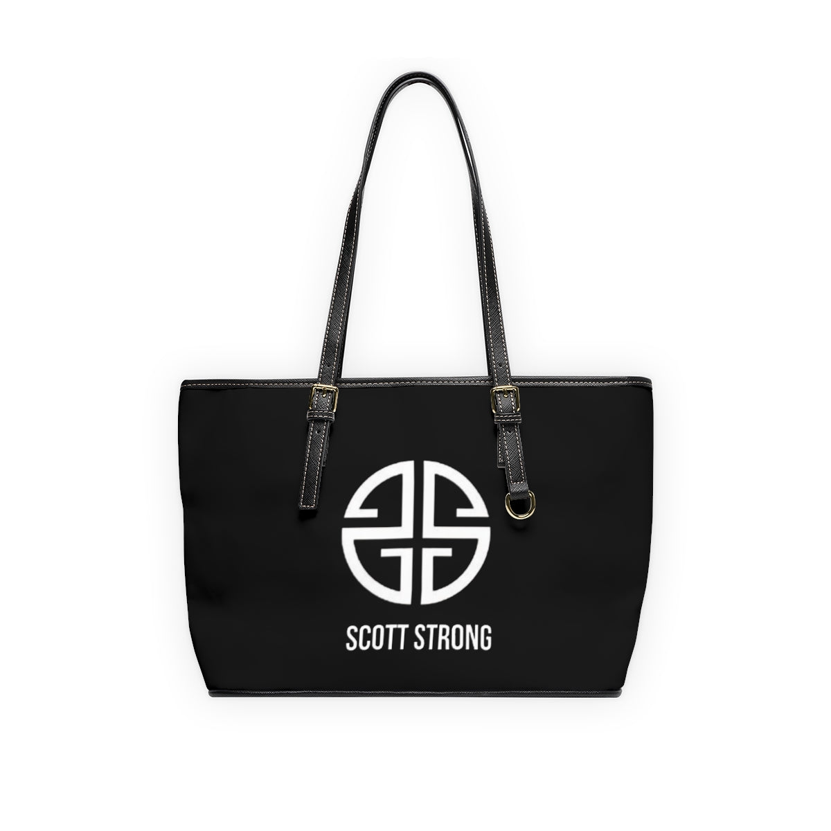 Scott Strong Signature Seal Vegan Leather Shoulder Bag