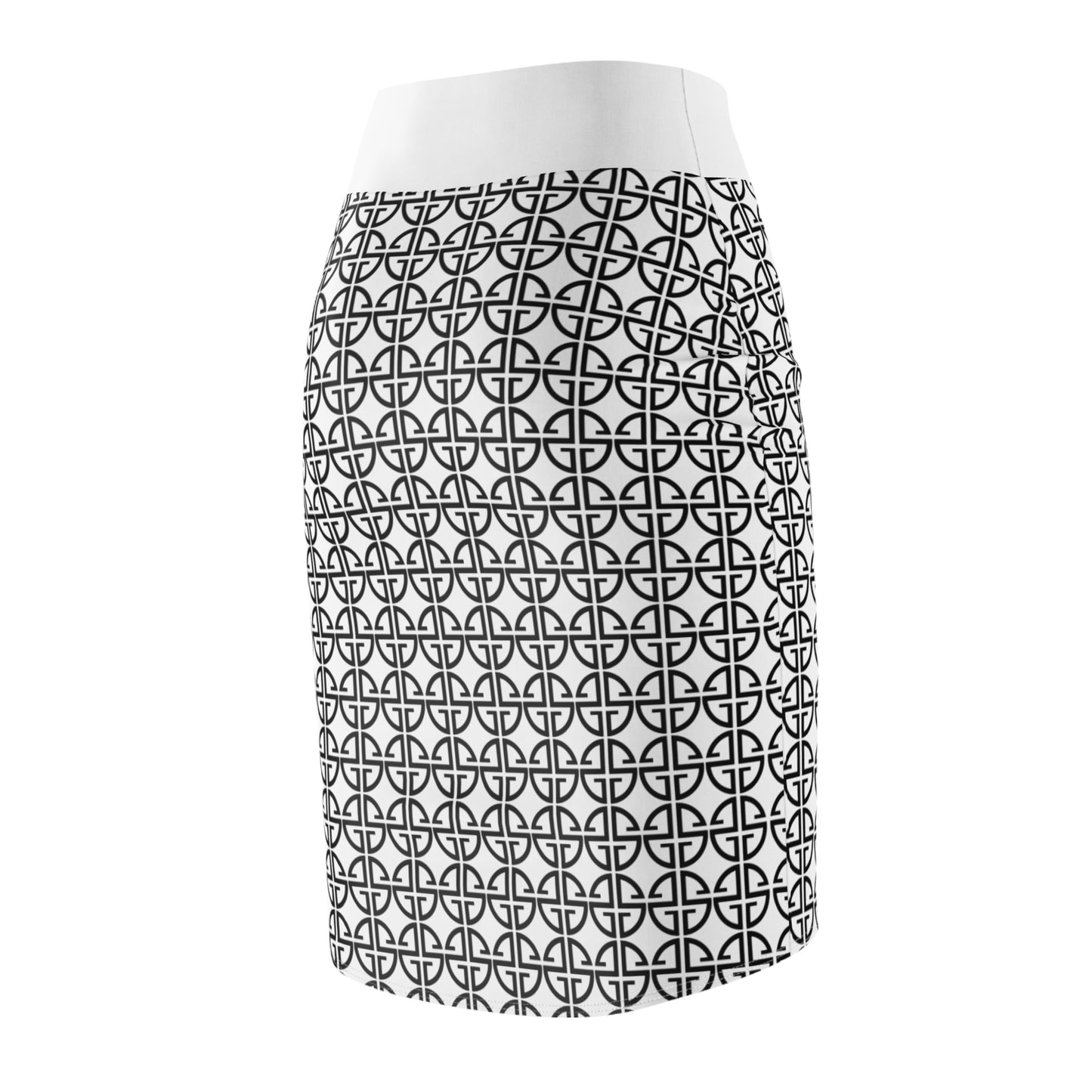 Scott Strong Omni-Print Pencil Skirt