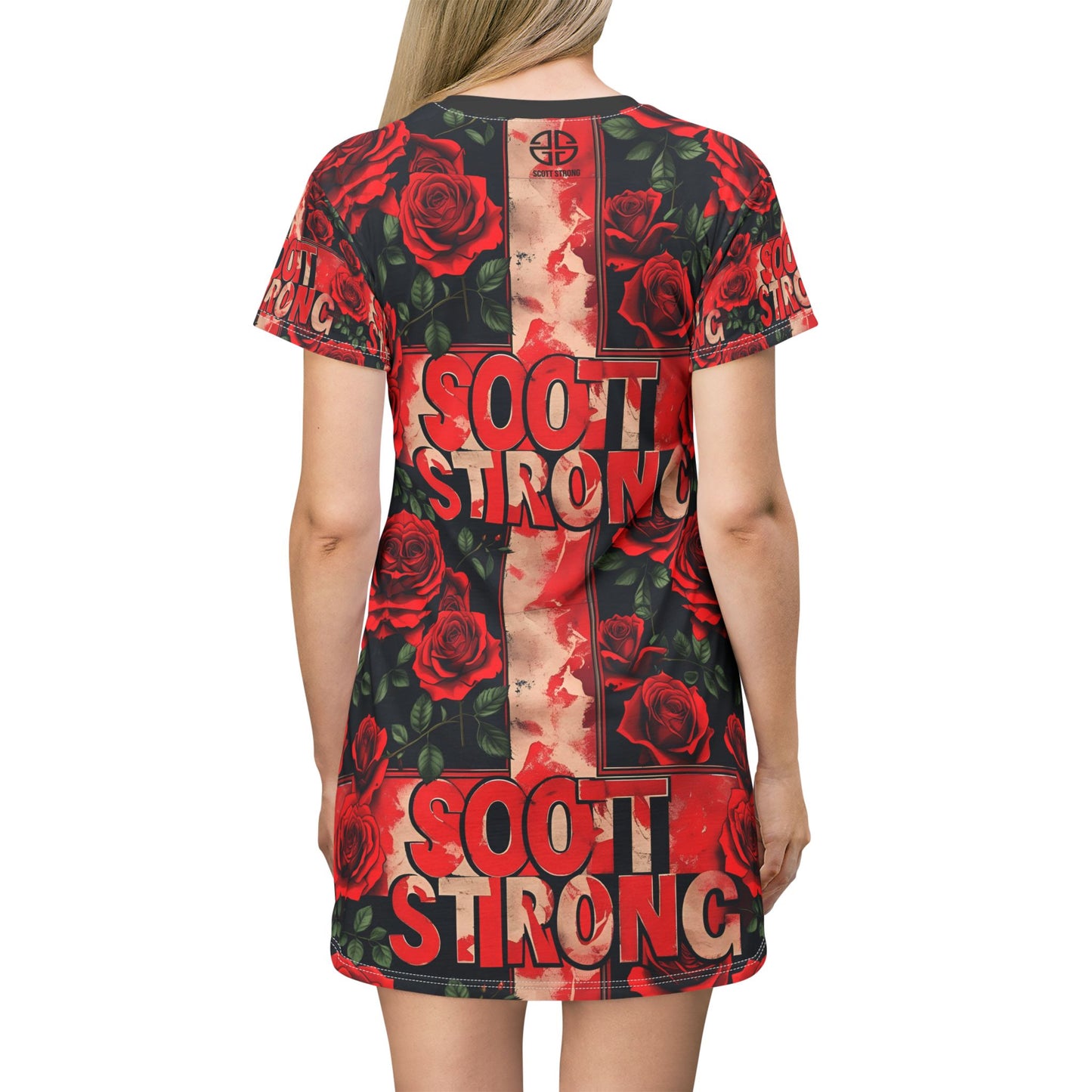 Scott Strong CrossRose T-Shirt Dress