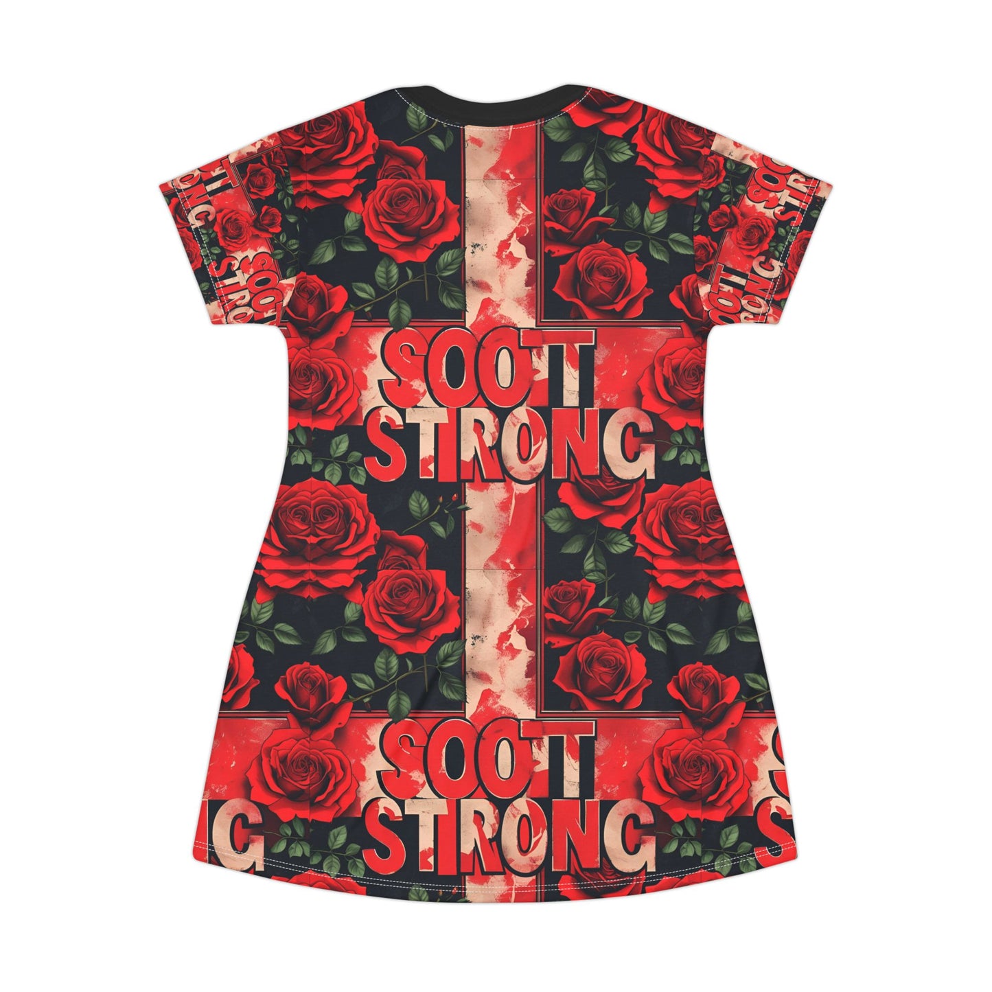 Scott Strong CrossRose T-Shirt Dress
