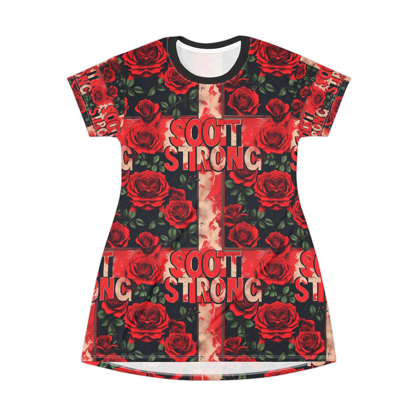 Scott Strong CrossRose T-Shirt Dress
