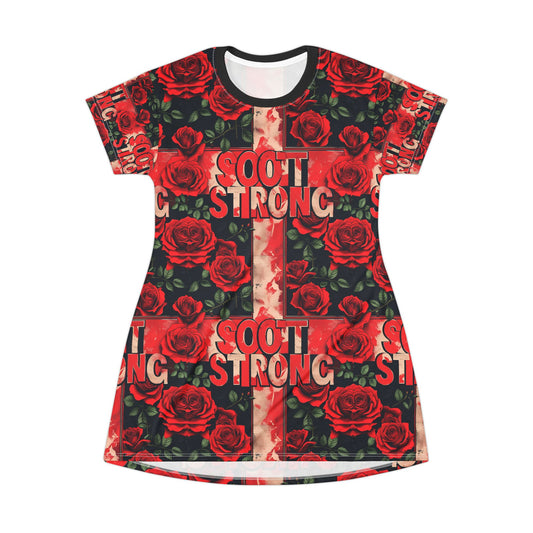 Scott Strong CrossRose T-Shirt Dress