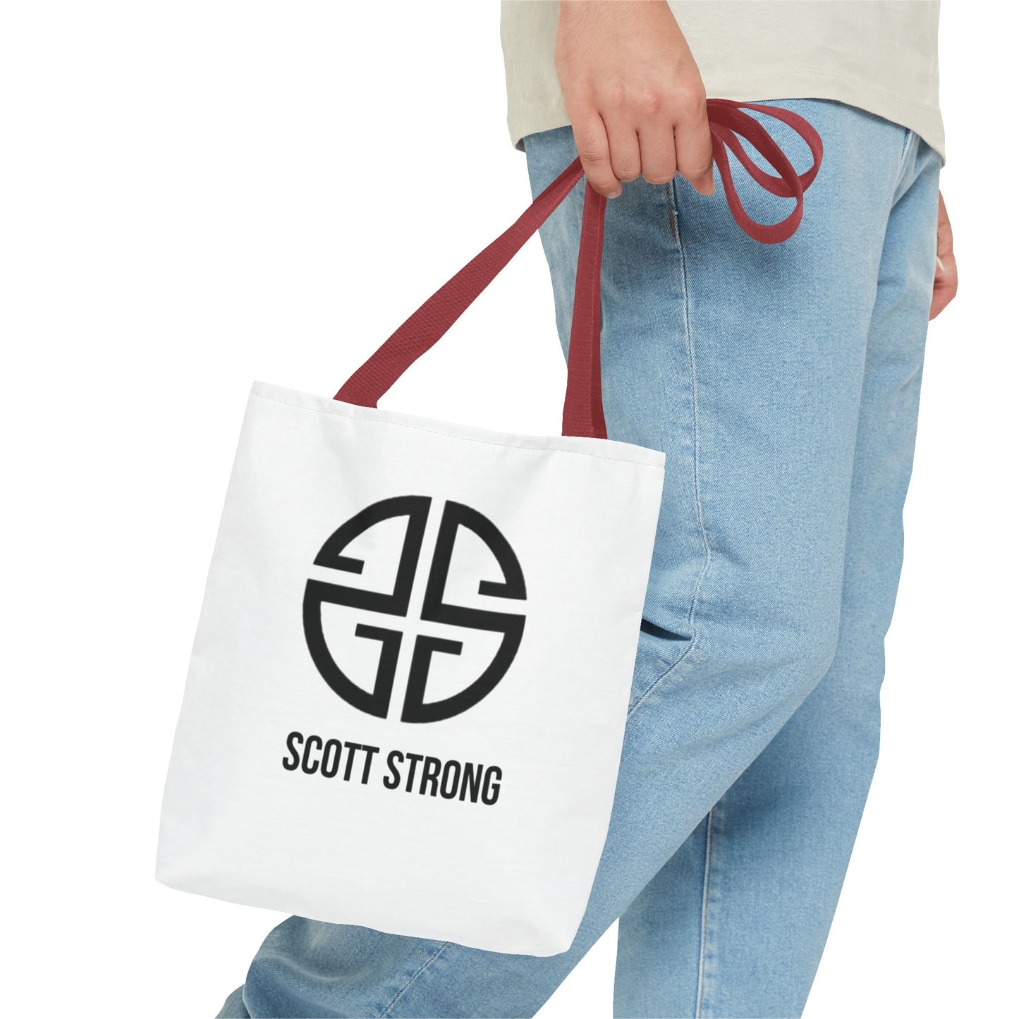 Scott Strong Verve Tote Bag (White)