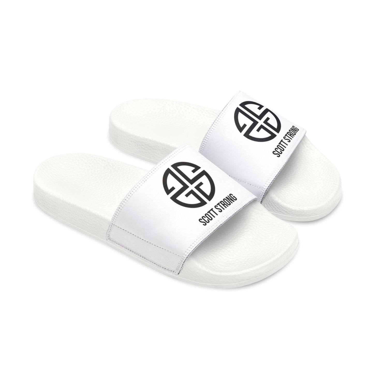 Scott Strong Women's Luxe Beach Slides (White)