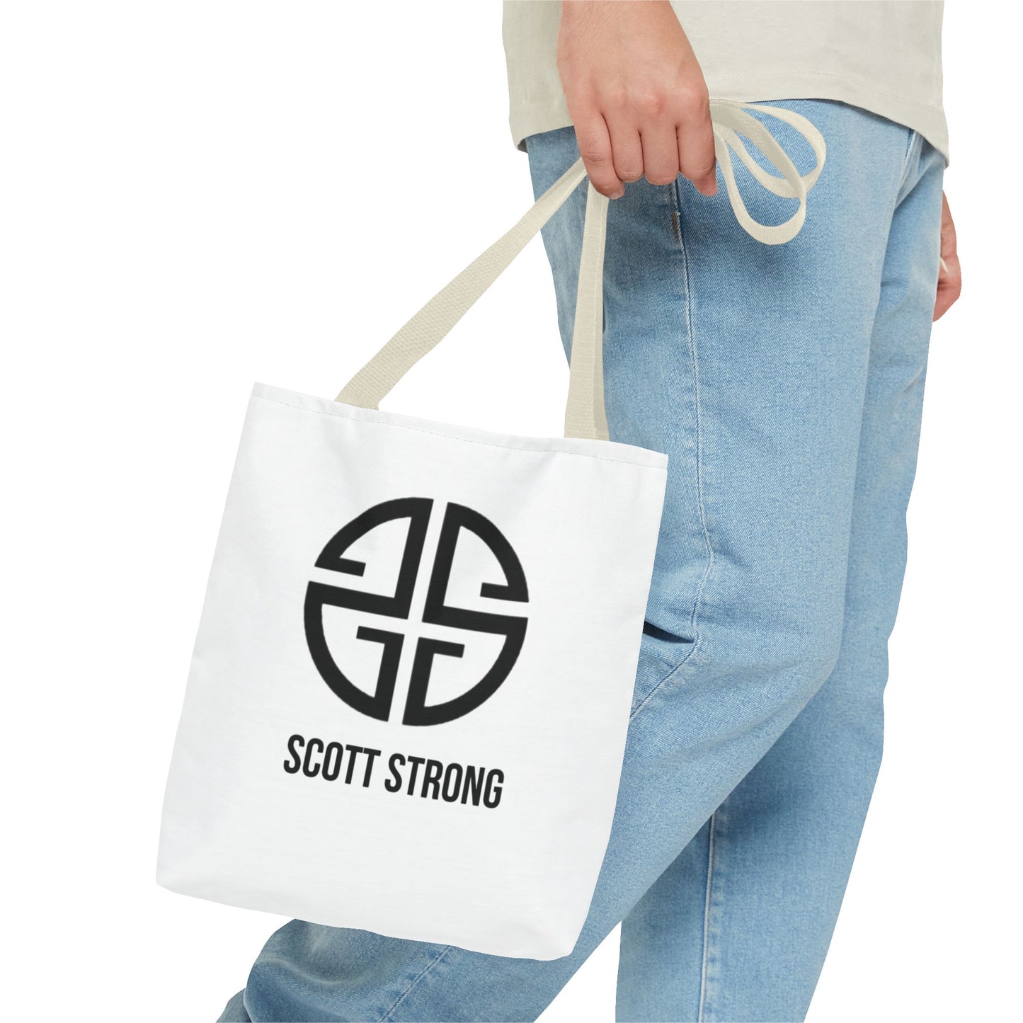 Scott Strong Verve Tote Bag (White)