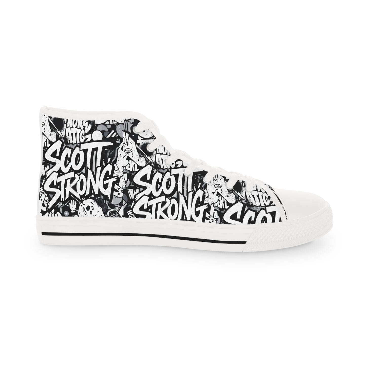 Scott Strong Comic Con High Top Men's Sneakers