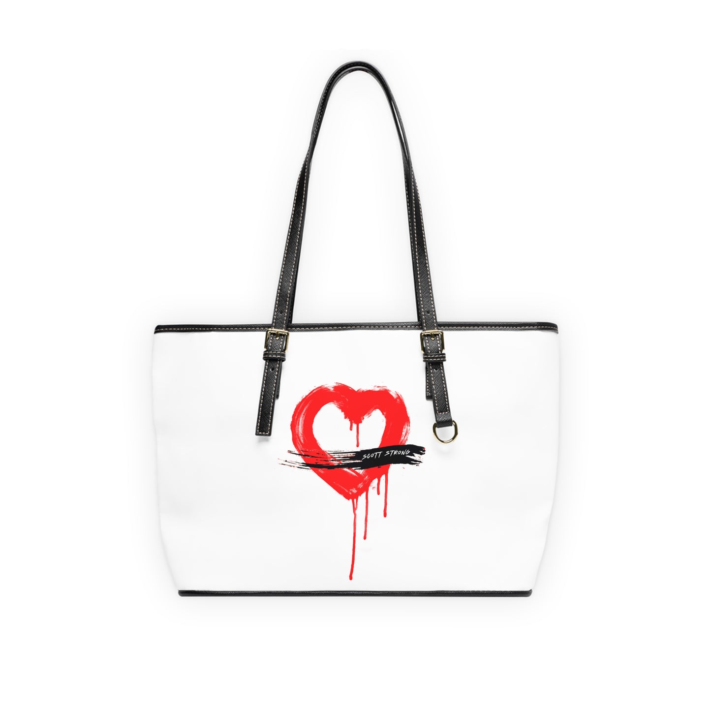 Scott Strong Bleeding Heart Shoulder Bag (White)