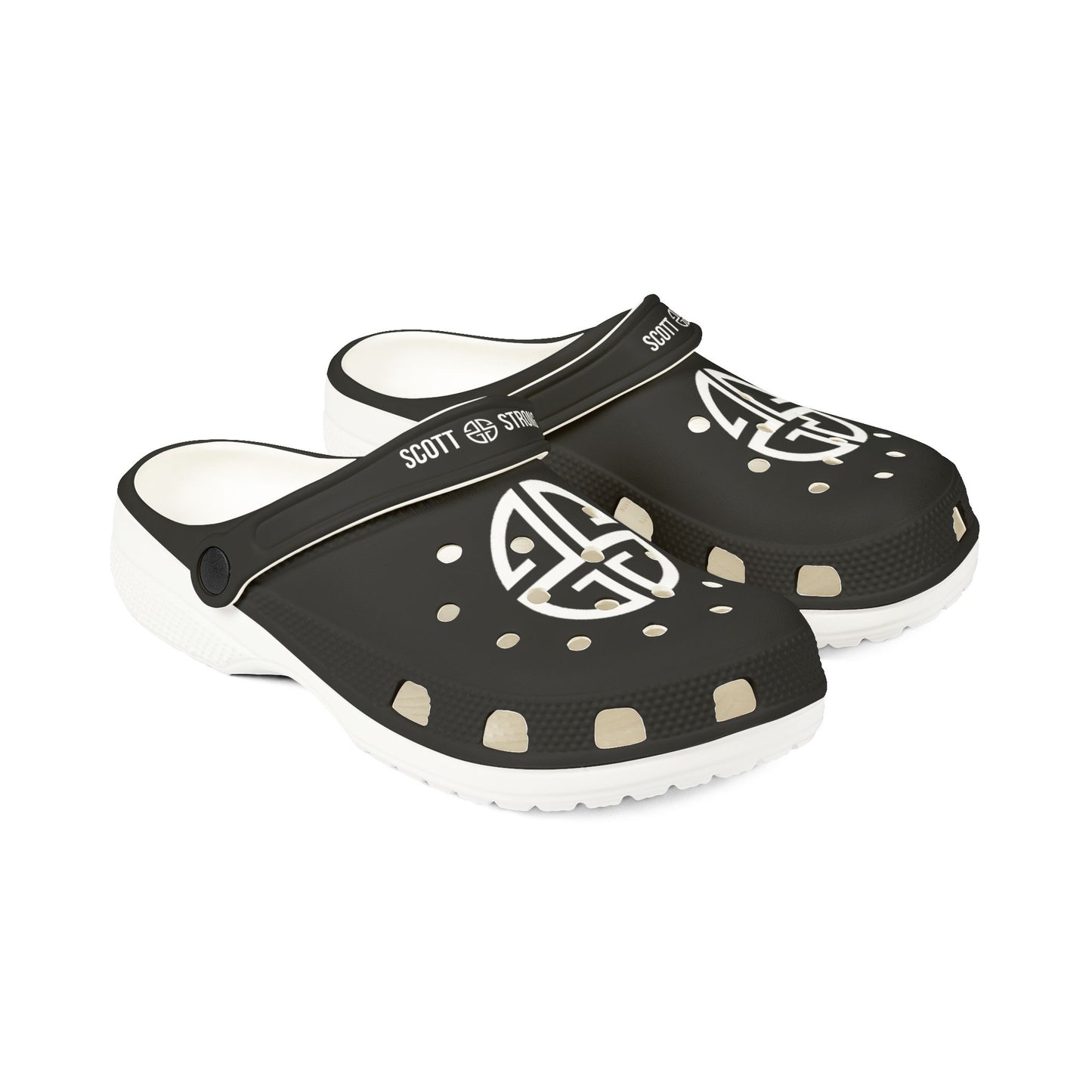 Scott Strong Crocs (Black/White)