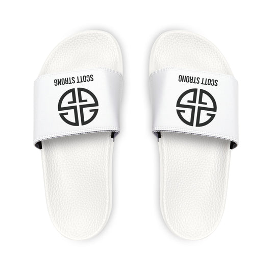 Scott Strong Women's Luxe Beach Slides (White)