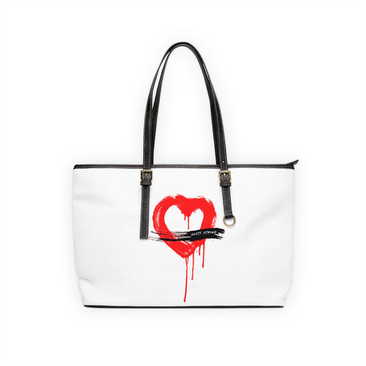 Scott Strong Bleeding Heart Shoulder Bag (White)