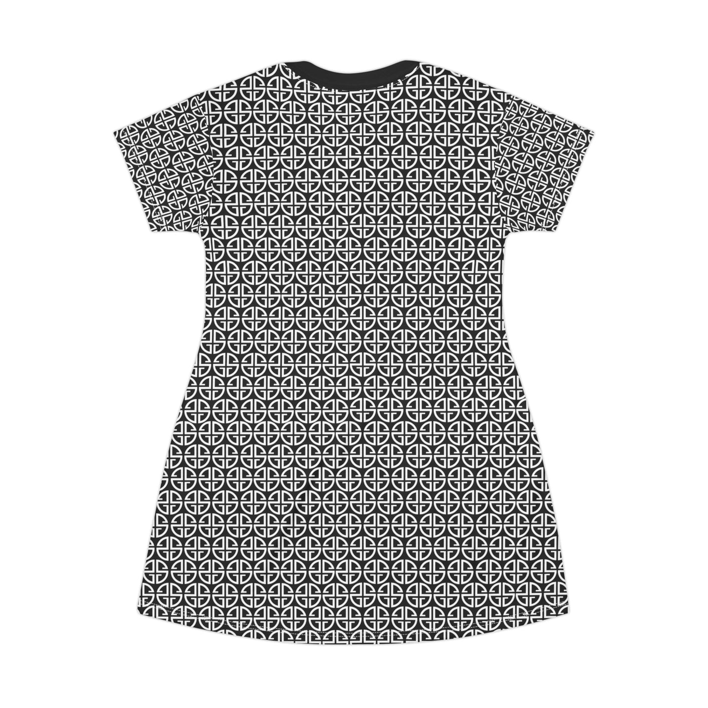 Scott Strong Cross-Print T-Shirt Dress