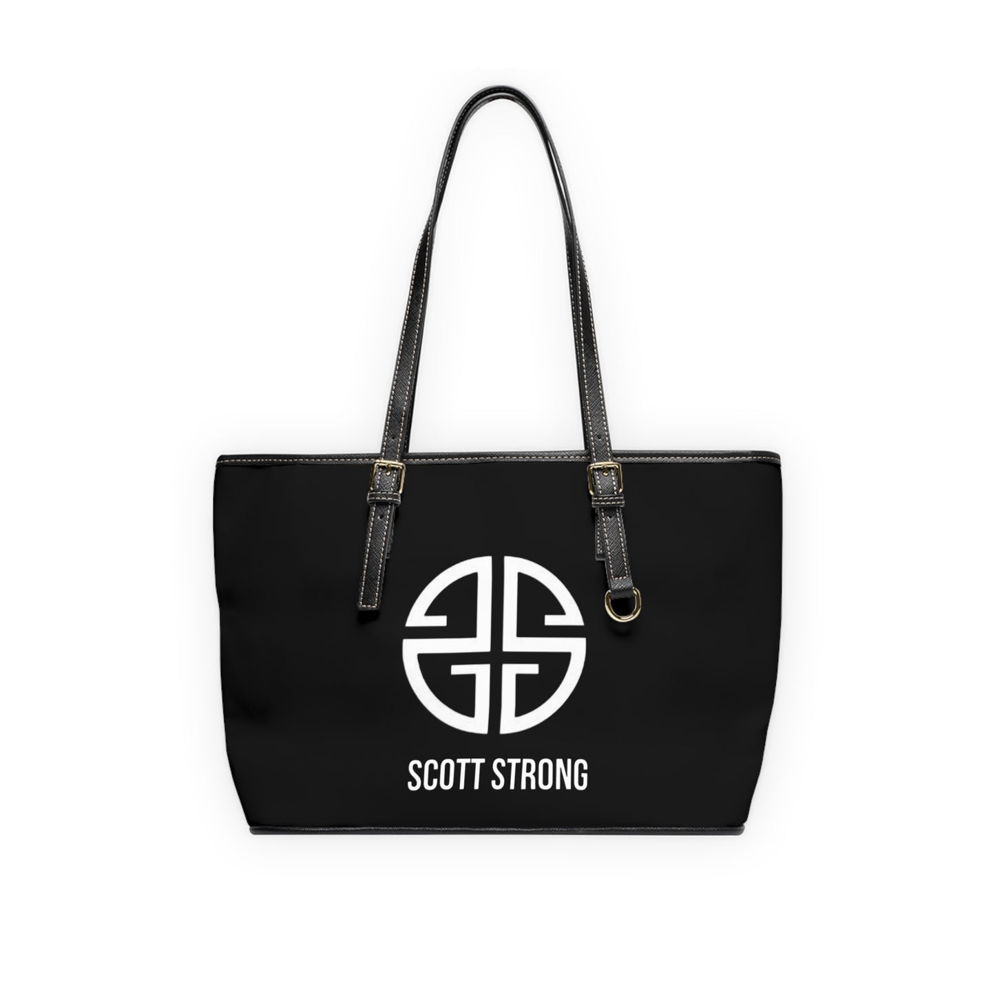 Scott Strong Signature Seal Vegan Leather Shoulder Bag