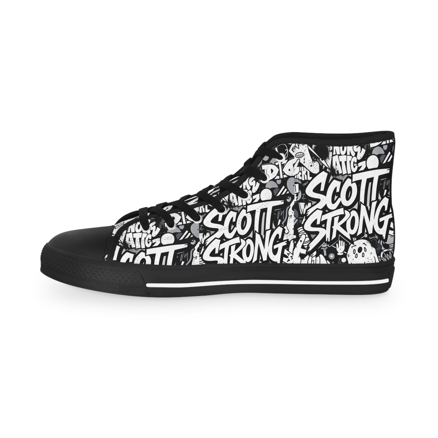 Scott Strong Comic Con High Top Men's Sneakers