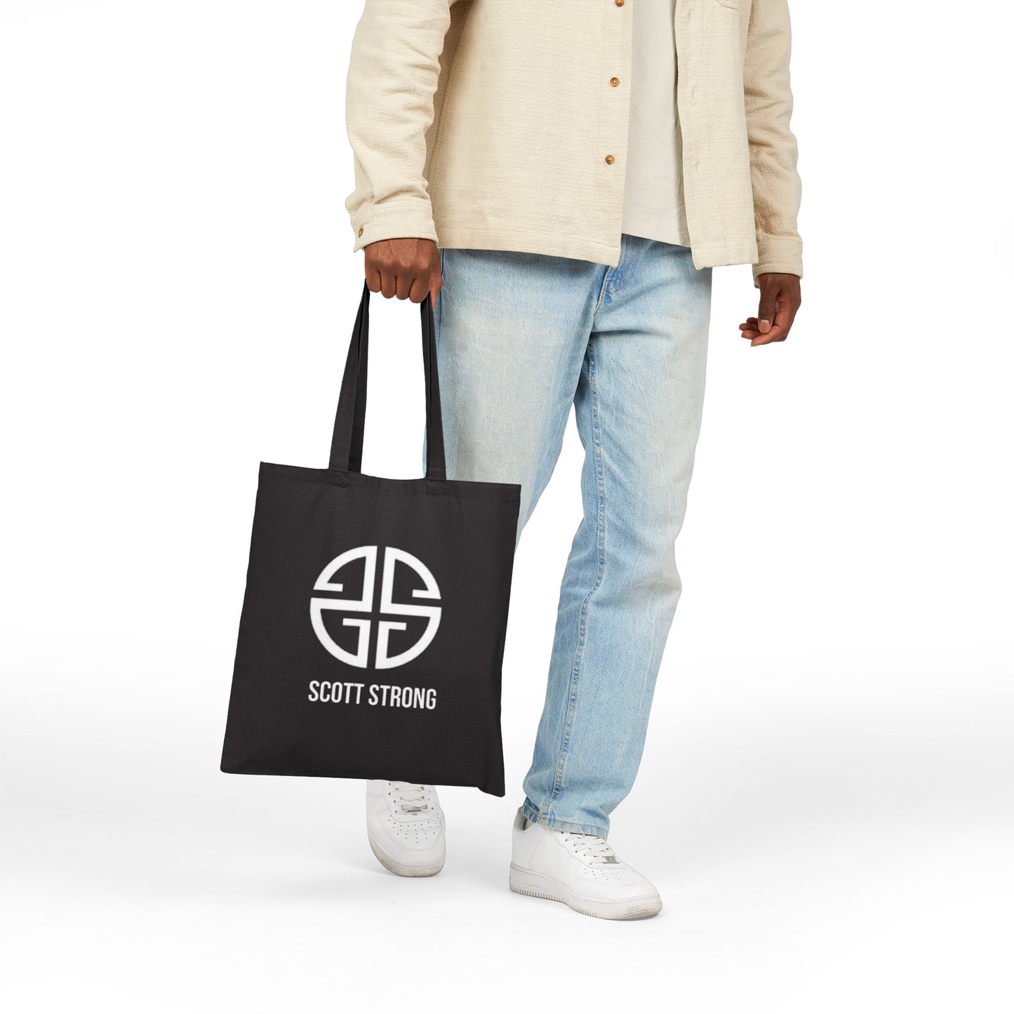 Scott Strong Cotton Canvas Tote Bag