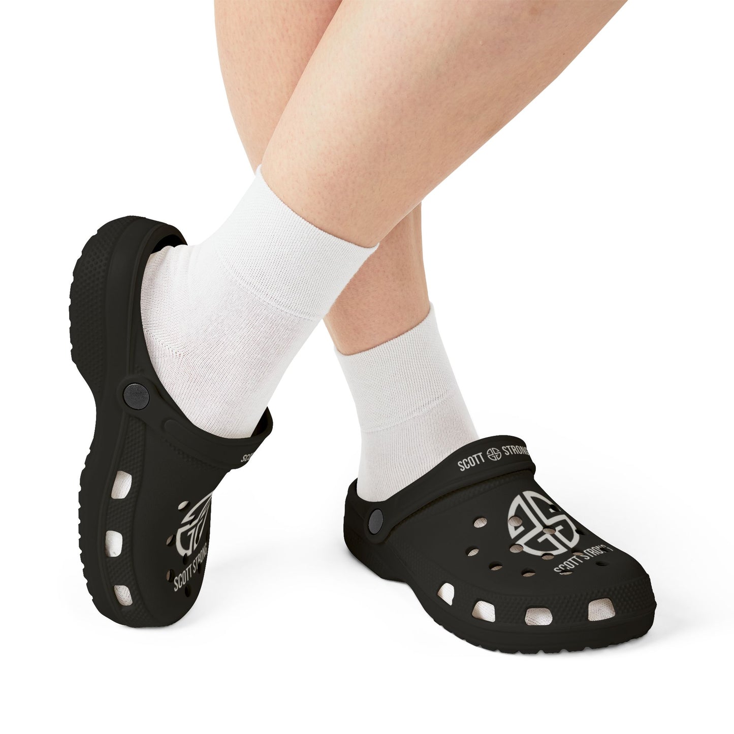 Scott Strong Crocs (Black/White)