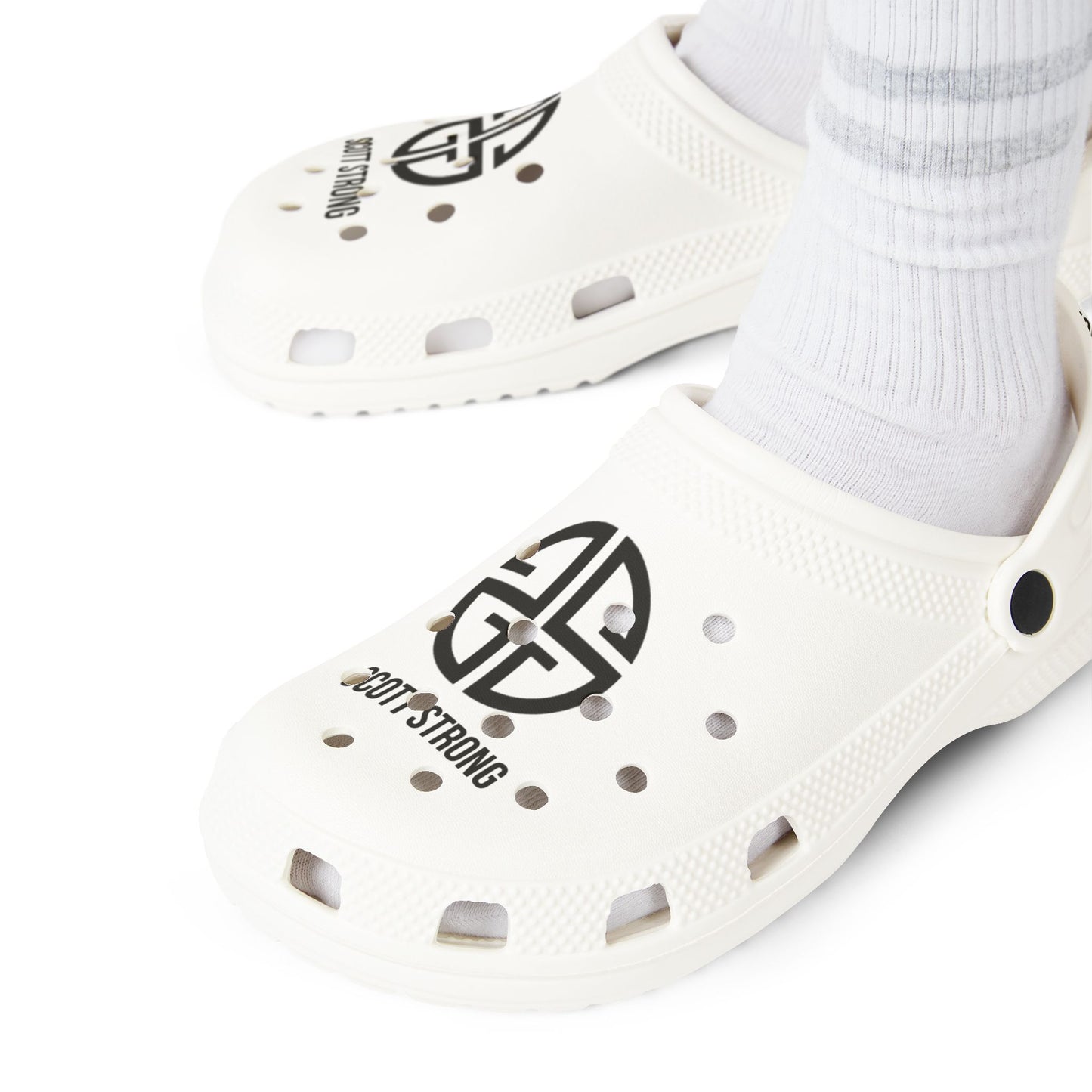 Scott Strong Crocs (White/Black)