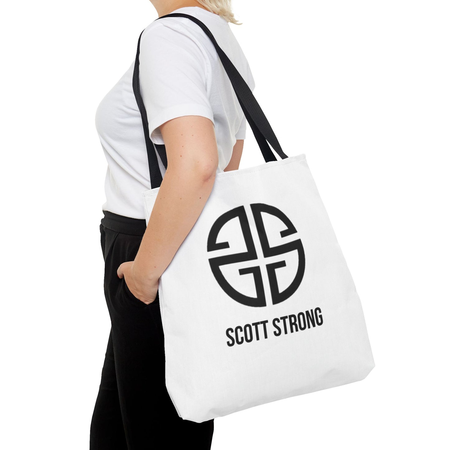 Scott Strong Verve Tote Bag (White)