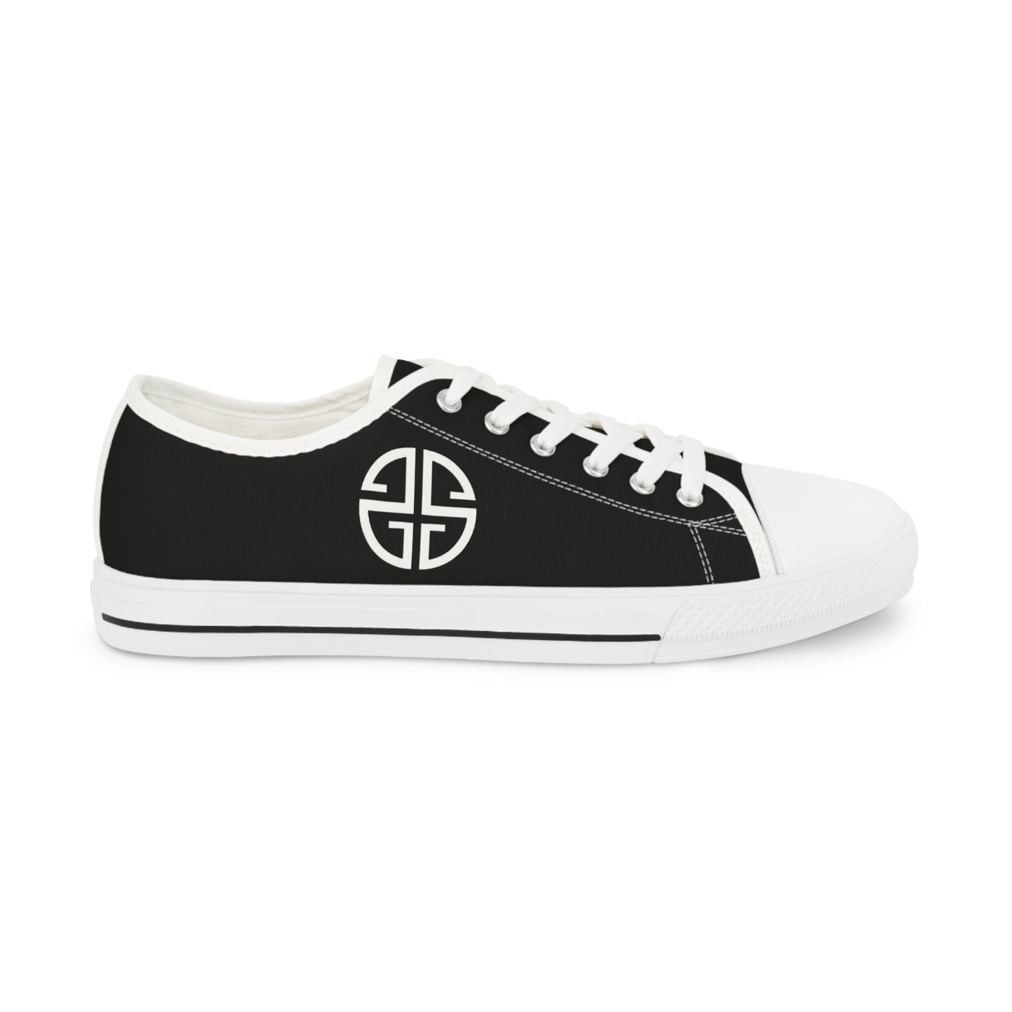 Scott Strong Signature Seal Low Top Men's Sneakers (Black/White)