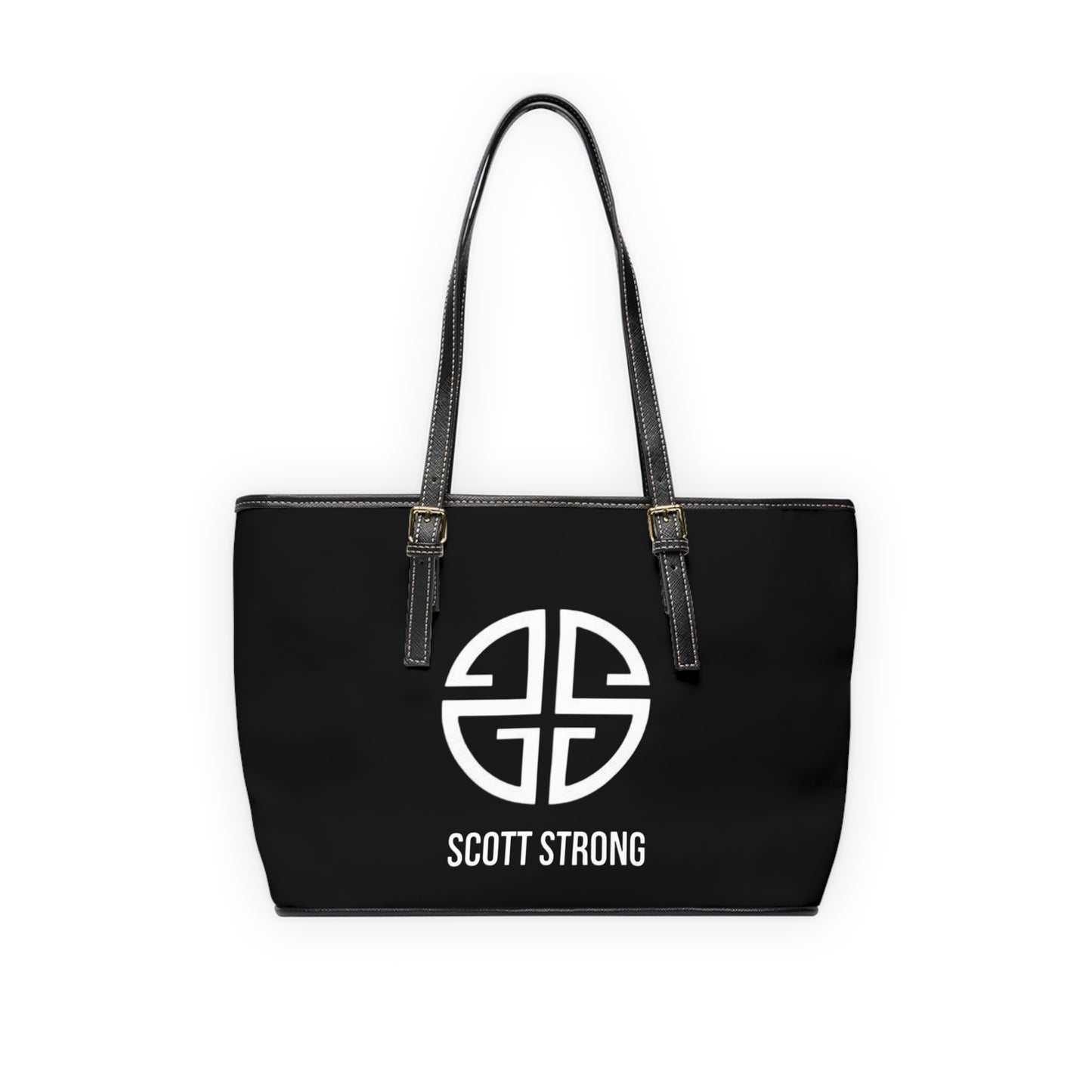 Scott Strong Signature Seal Vegan Leather Shoulder Bag