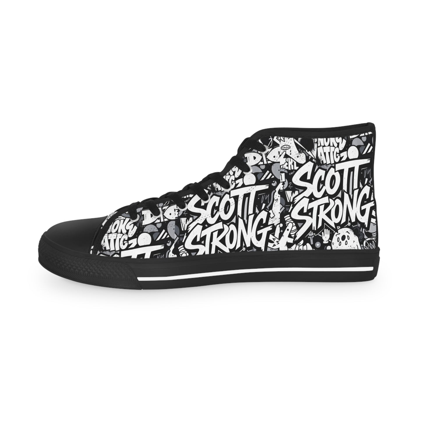 Scott Strong Comic Con High Top Men's Sneakers