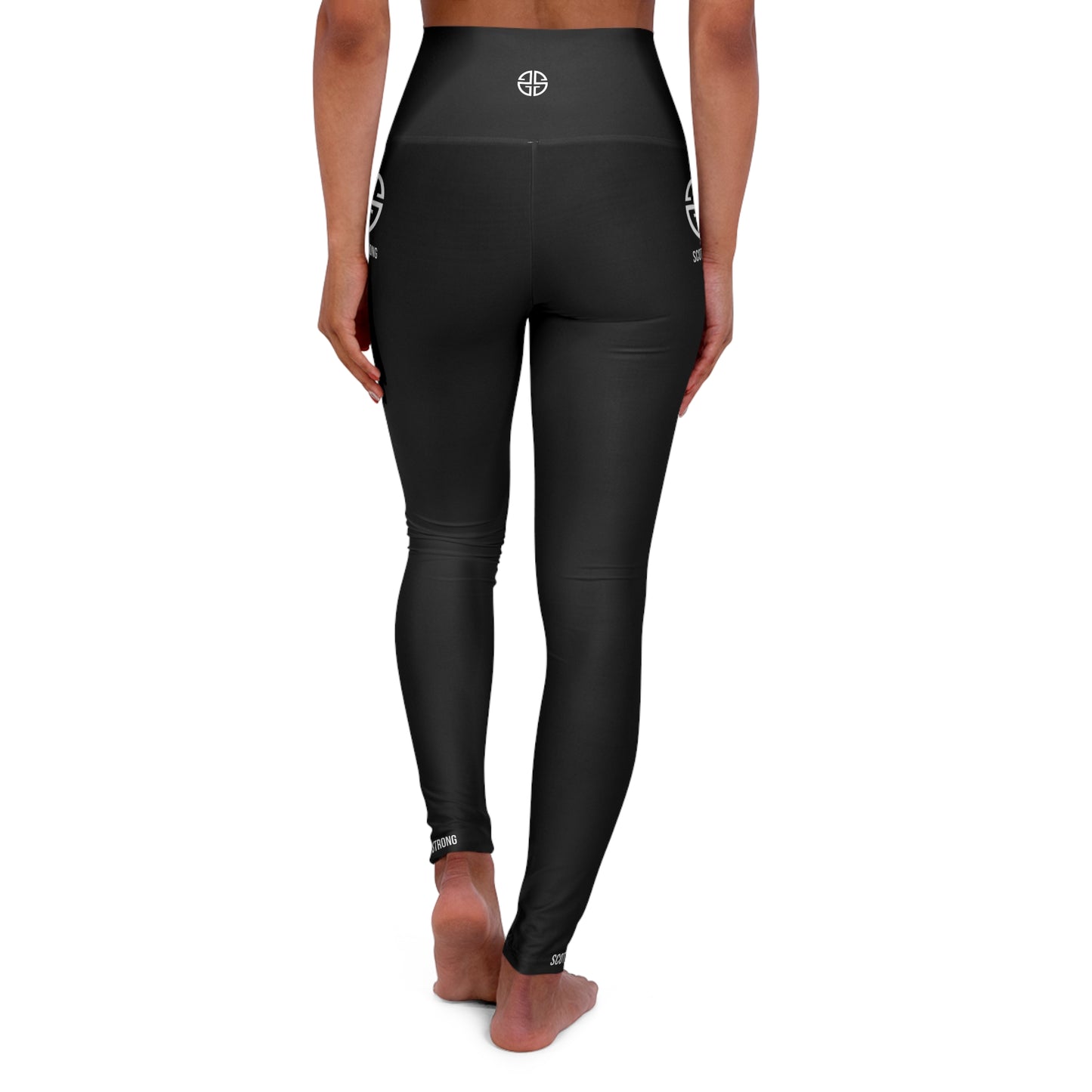 Scott Strong High Waisted Yoga Leggings (Black)