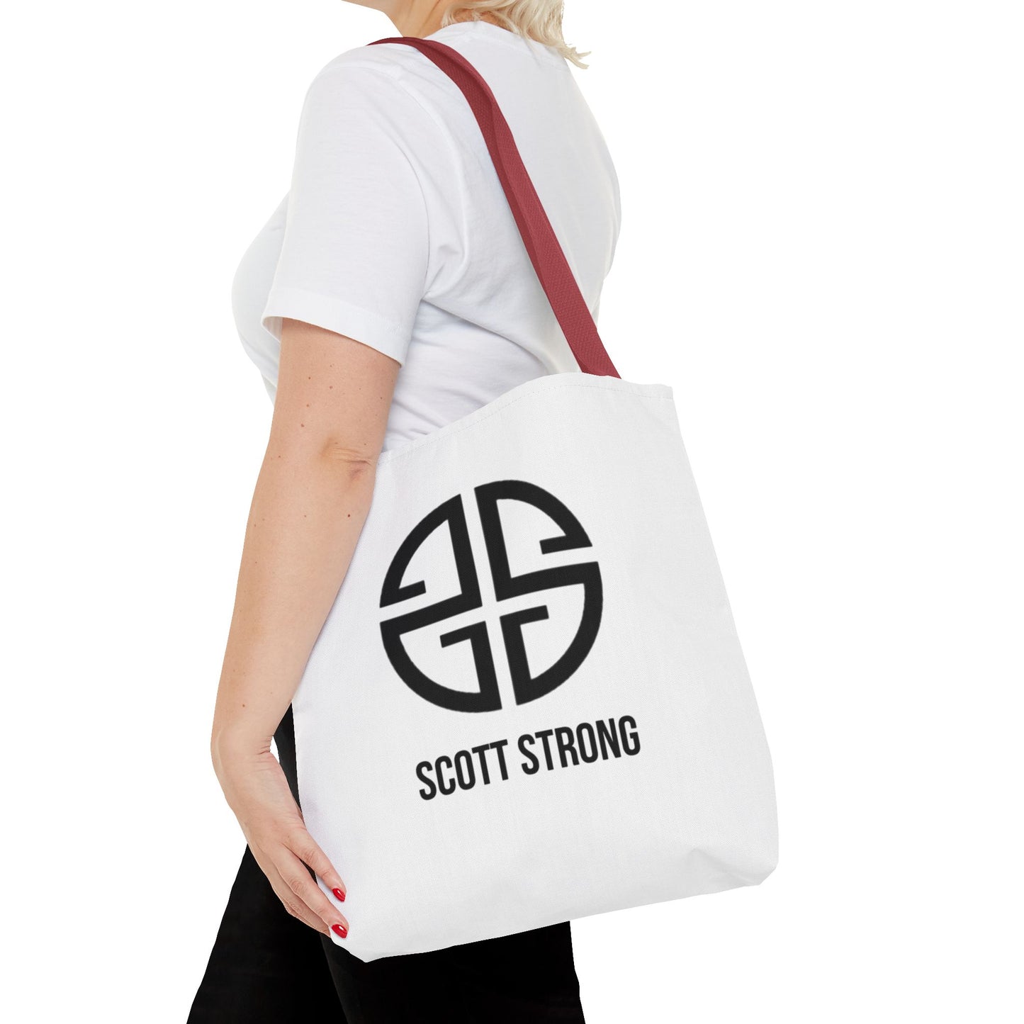 Scott Strong Verve Tote Bag (White)