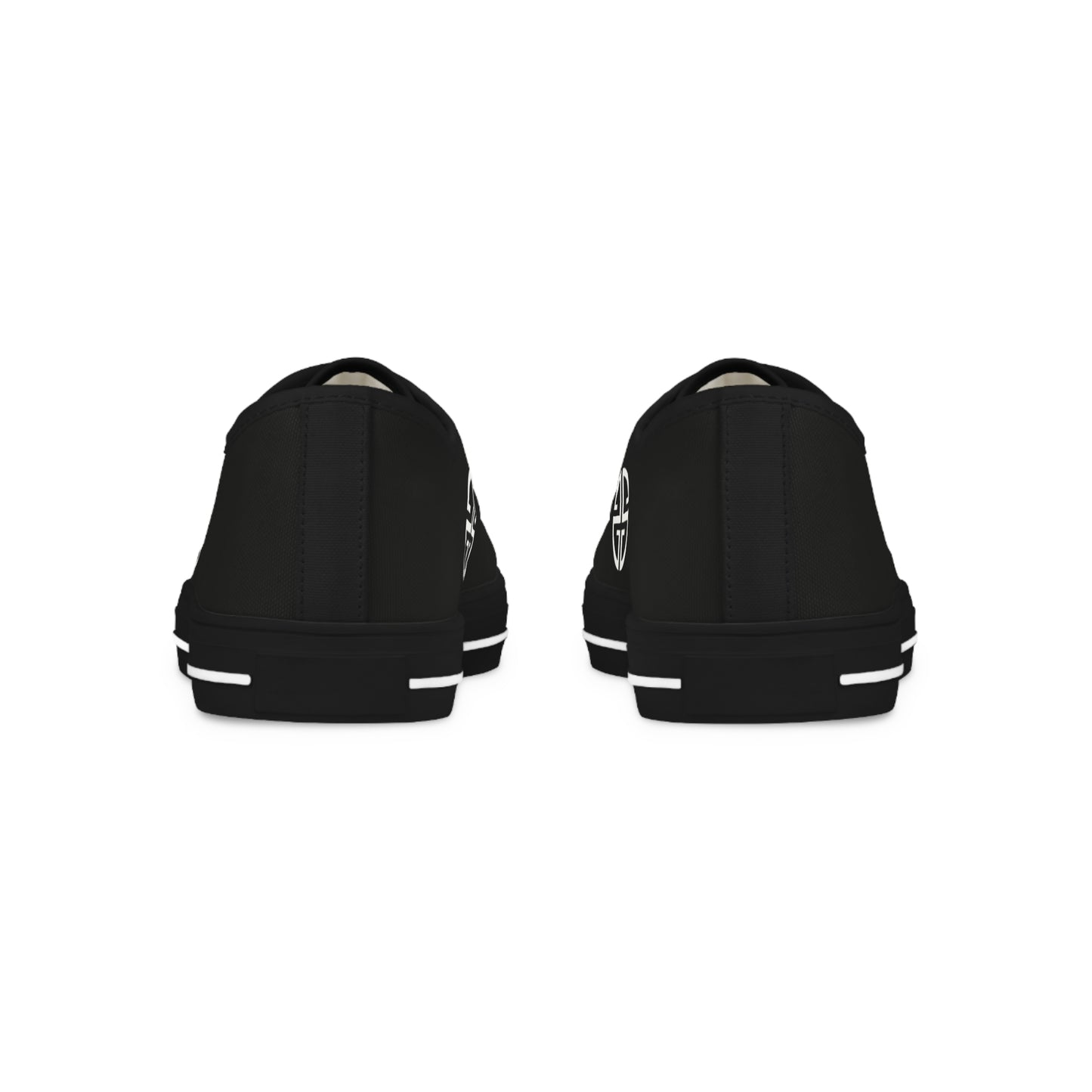 Scott Strong Signature Seal Low Top Men's Sneakers (Black/White)