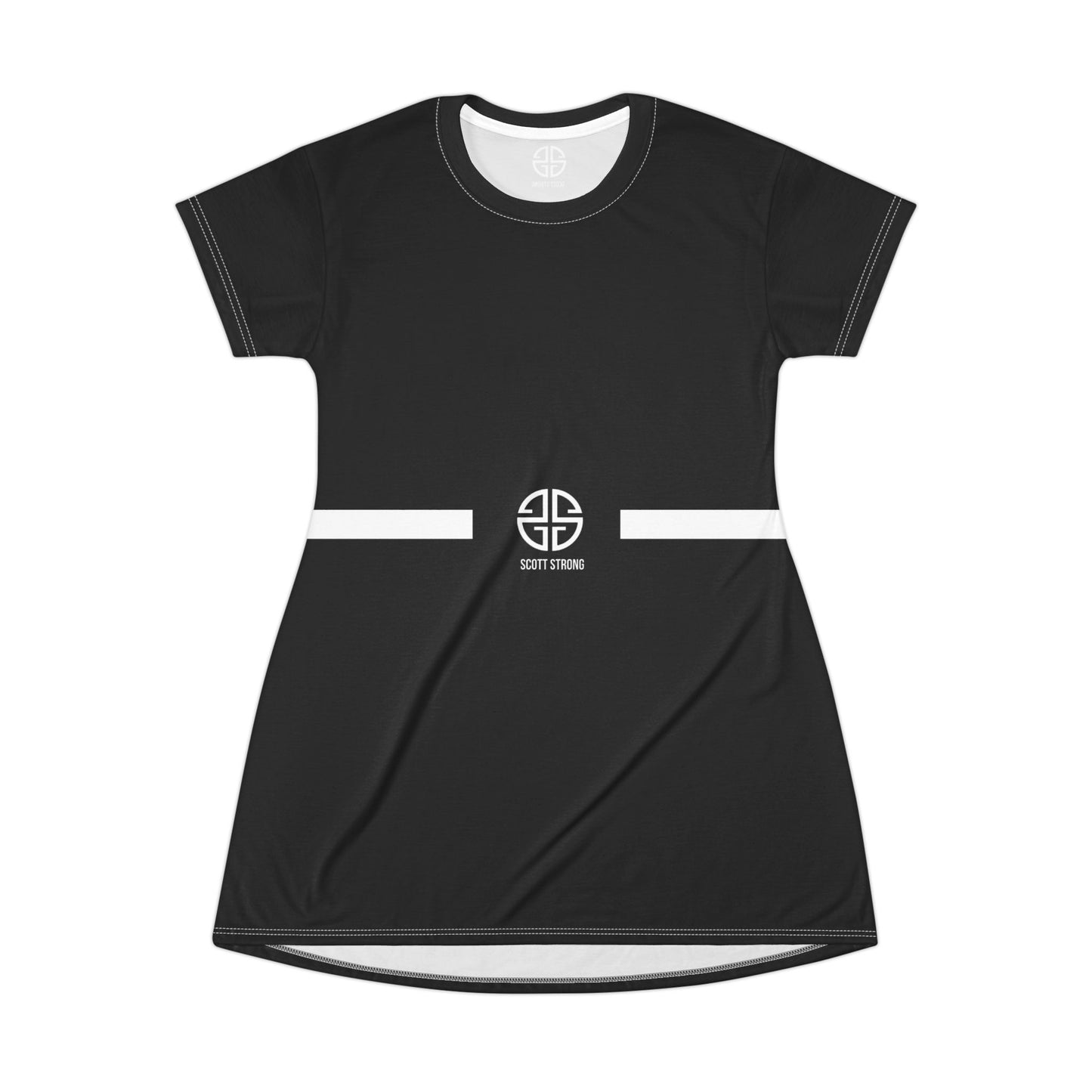 Scott Strong Signature FrontlineT-Shirt Dress (Black)