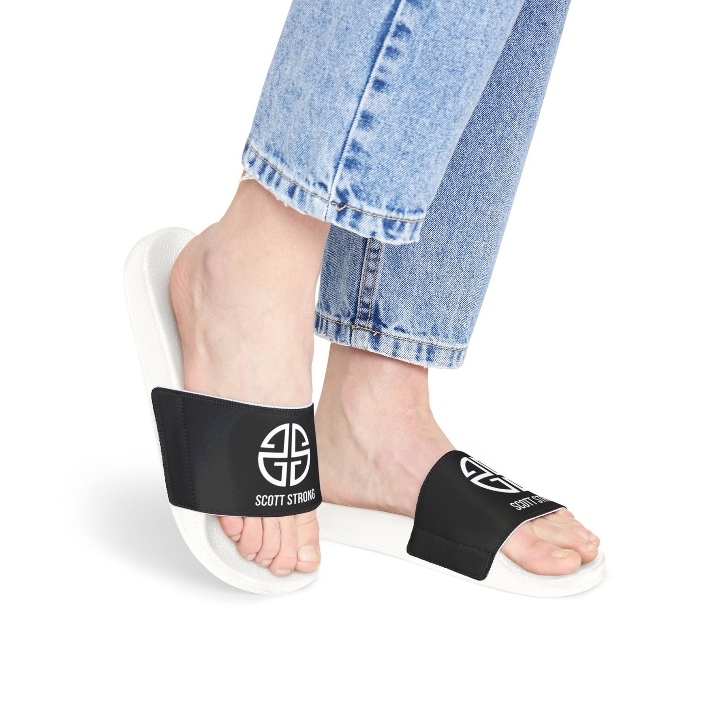 Scott Strong Women's Luxe Beach Slides (Black)