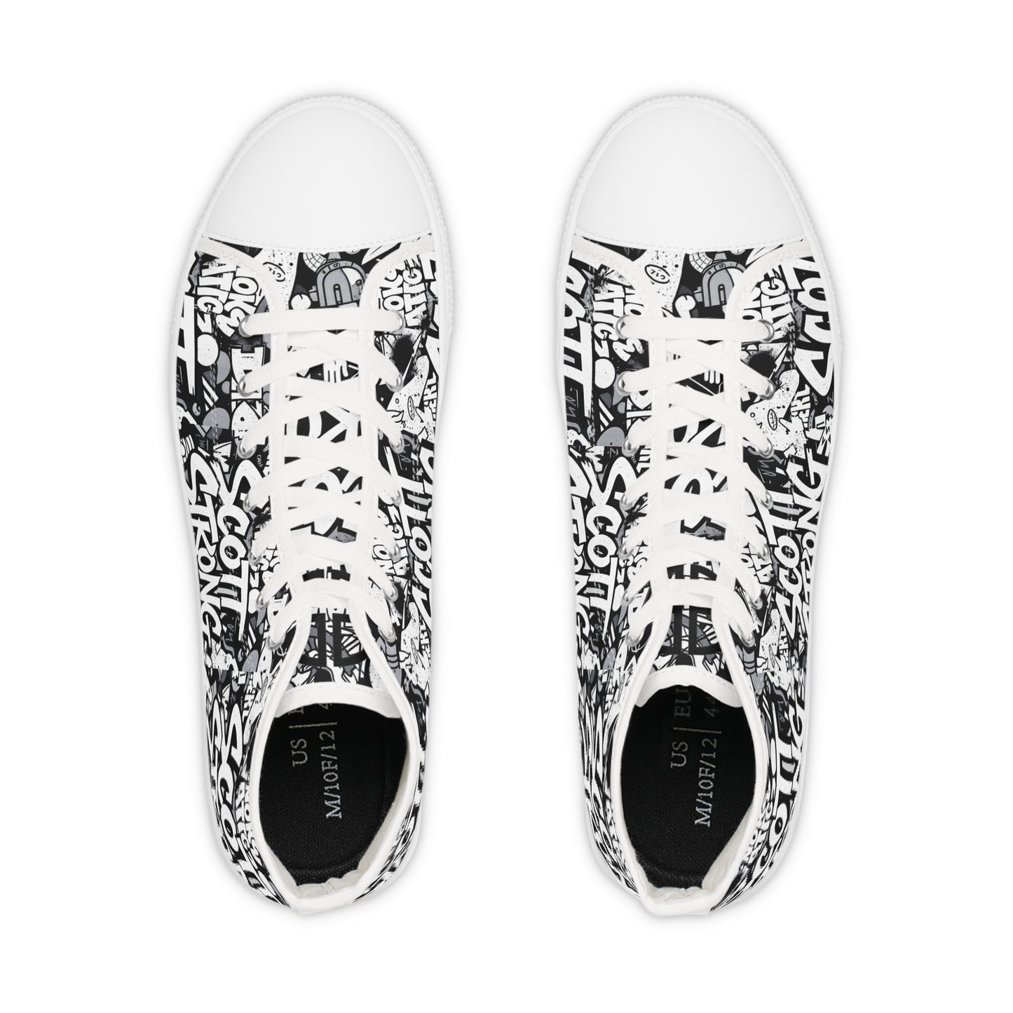 Scott Strong Cosmic Comic High Top Men's Sneakers