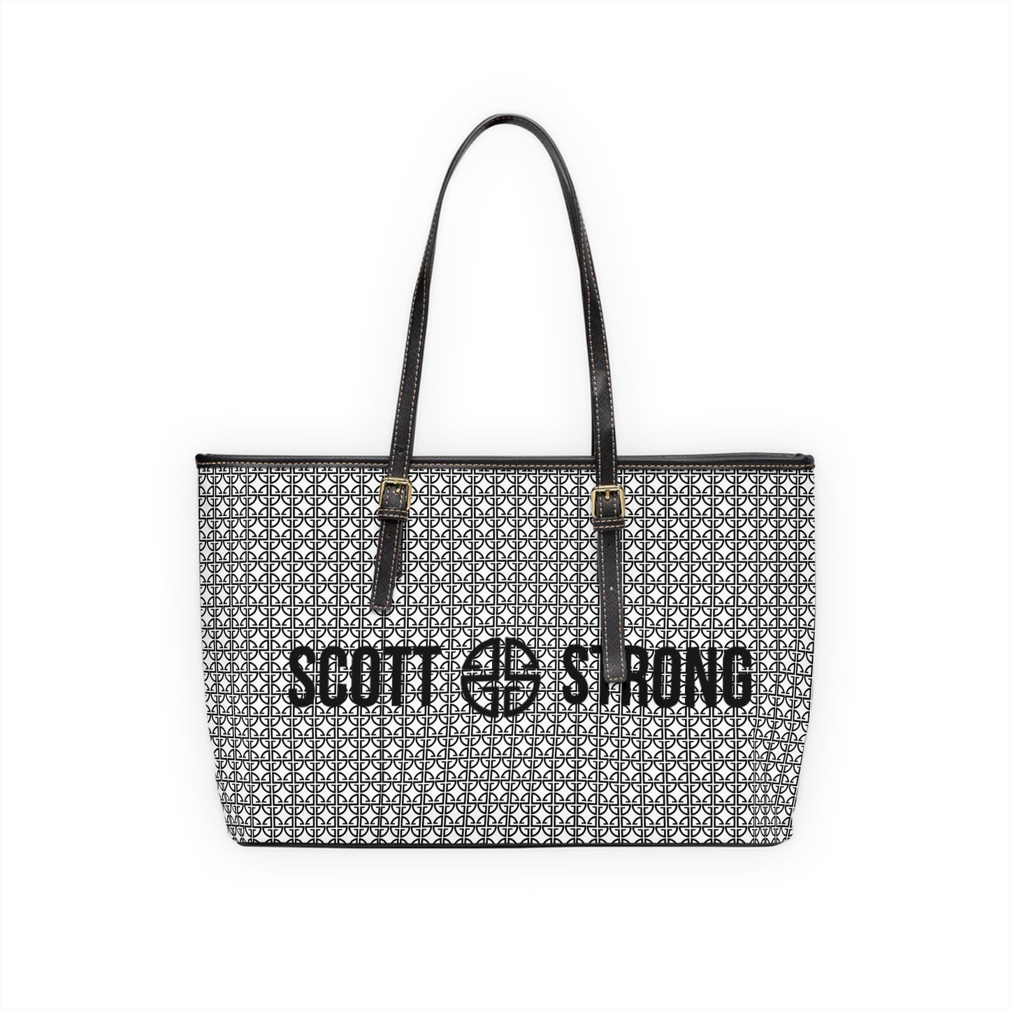 Scott Strong Omni-Print Vegan Leather Shoulder Bag