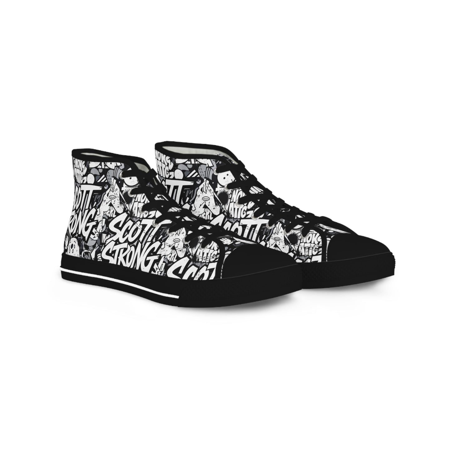 Scott Strong Cosmic Comic High Top Men's Sneakers