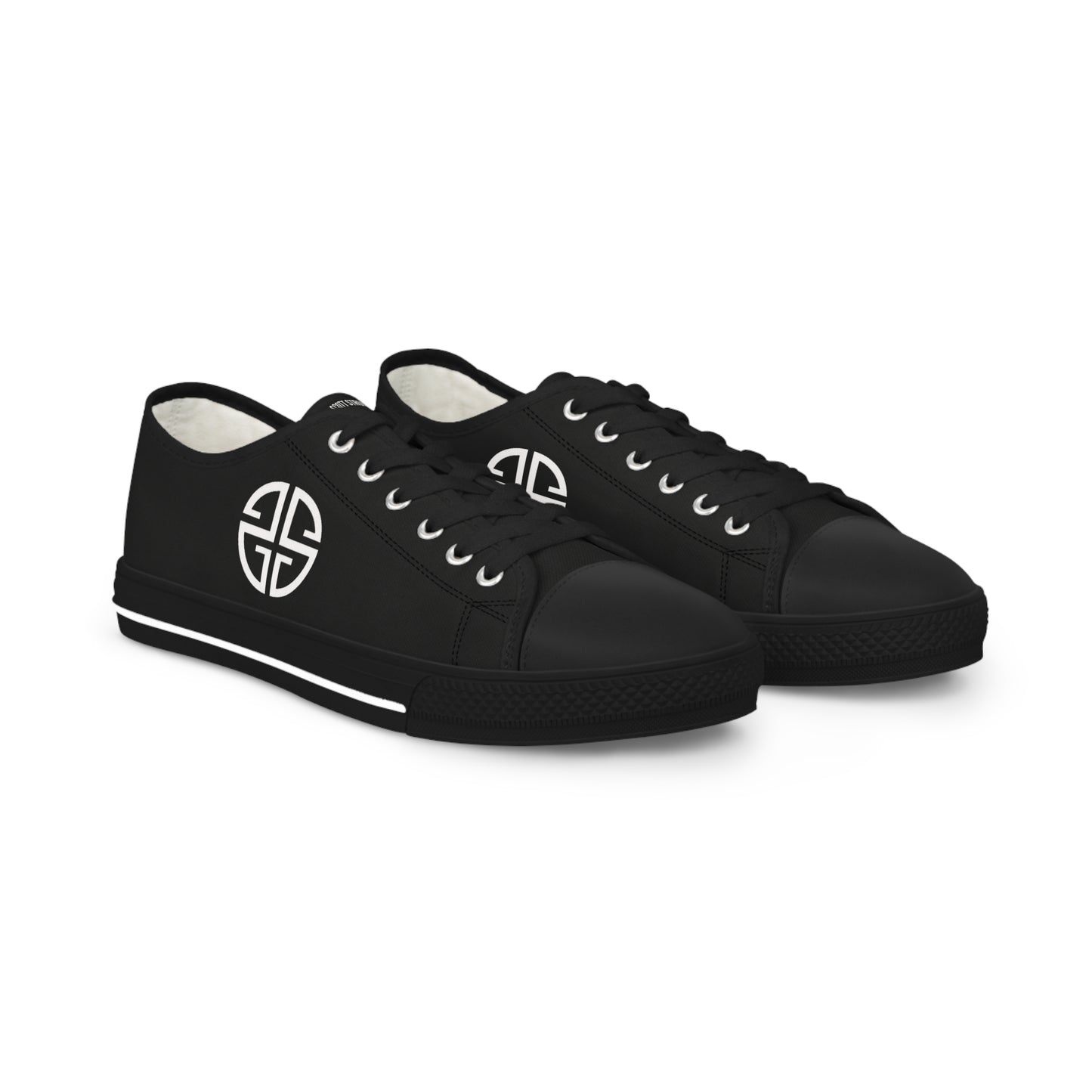 Scott Strong Signature Seal Low Top Men's Sneakers (Black/White)