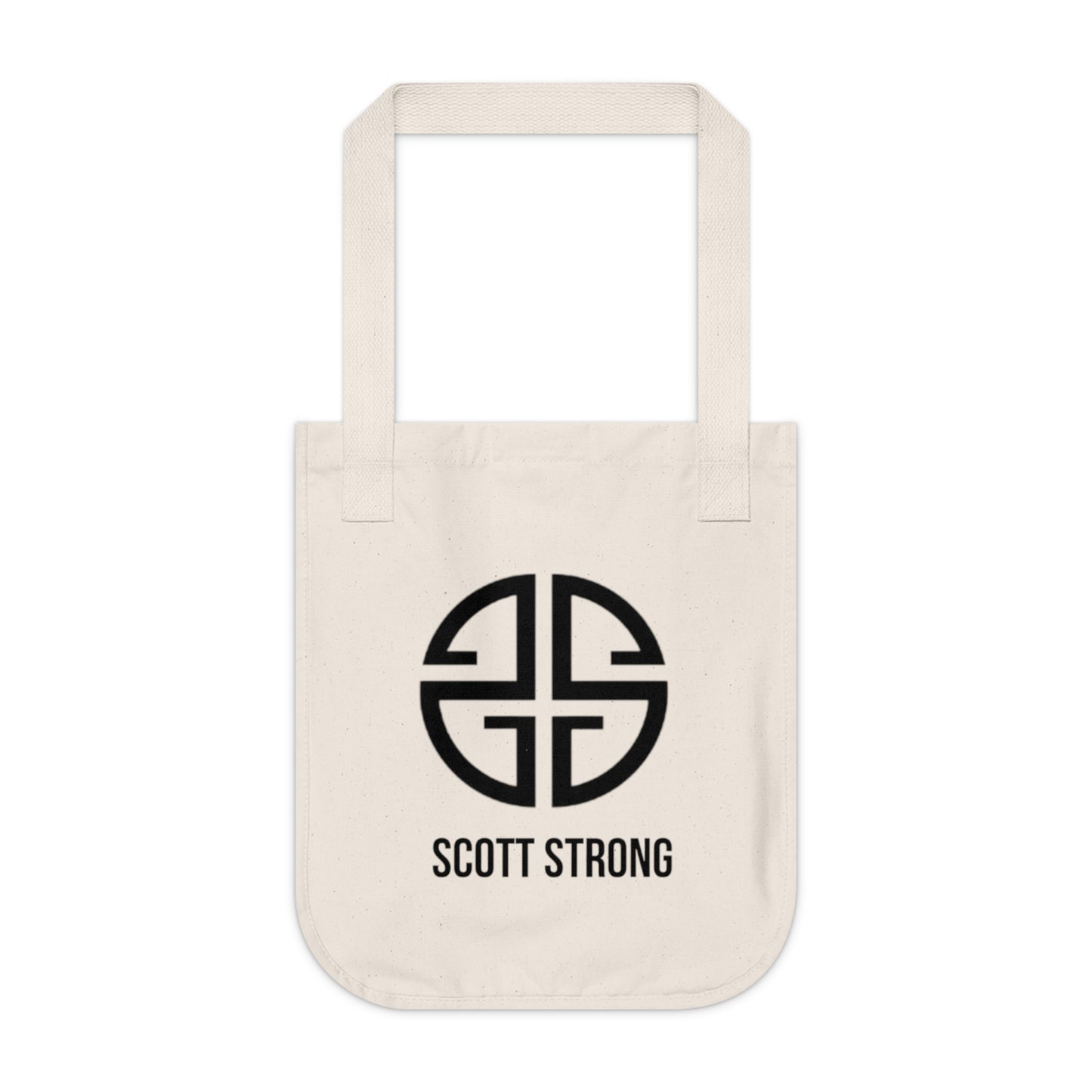 Scott Strong Organic Canvas Tote Bag