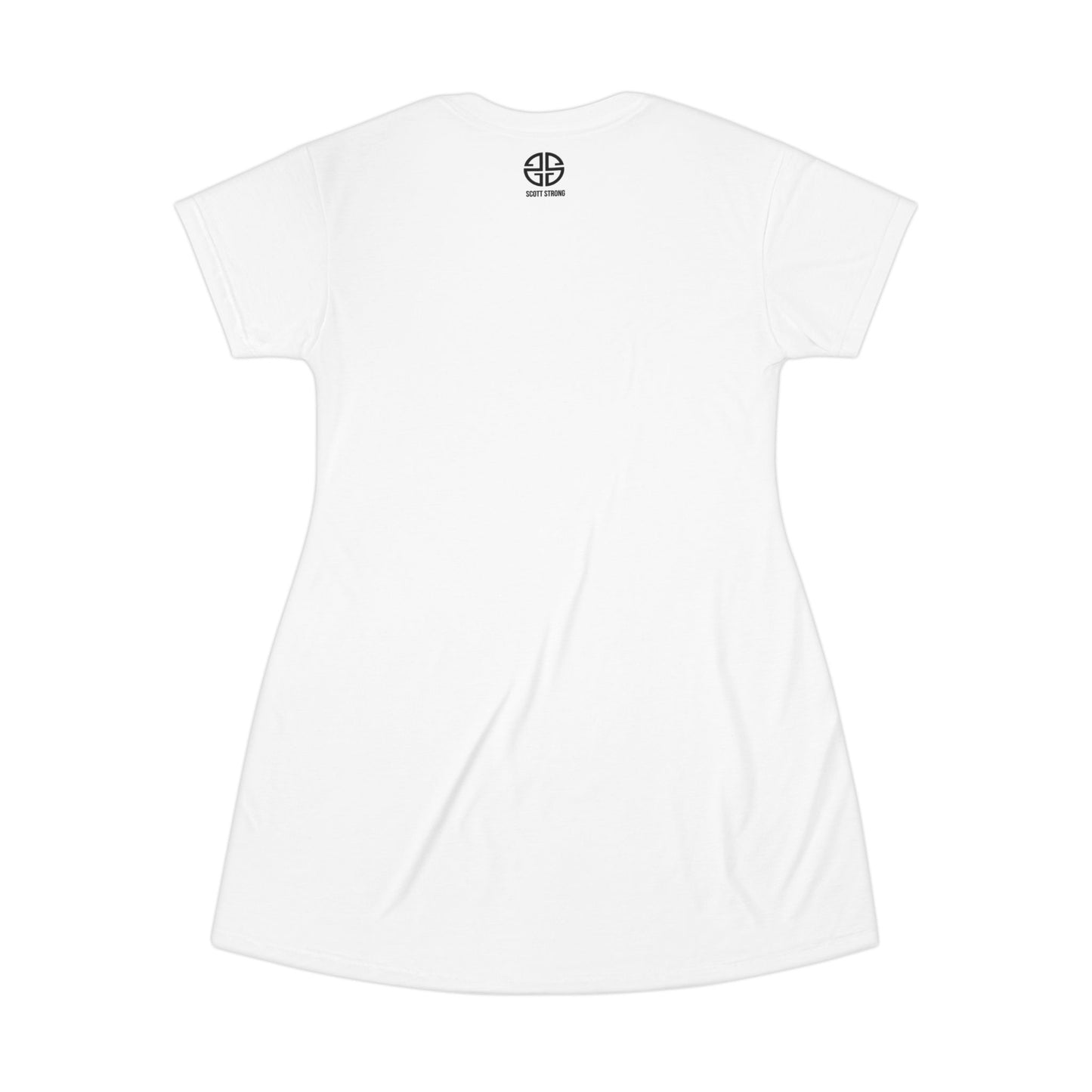 Scott Strong Signature Frontline T-Shirt Dress (White)