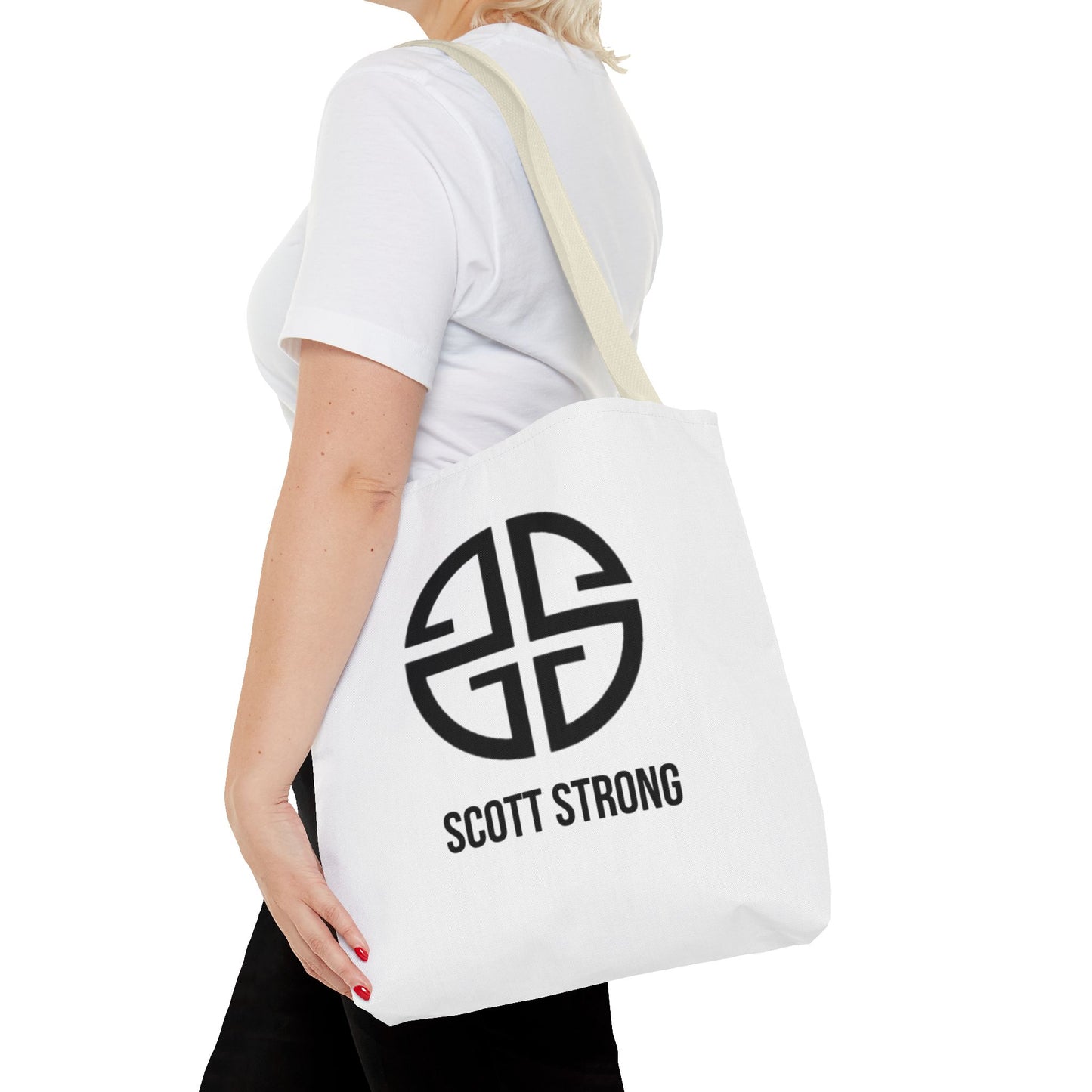 Scott Strong Verve Tote Bag (White)