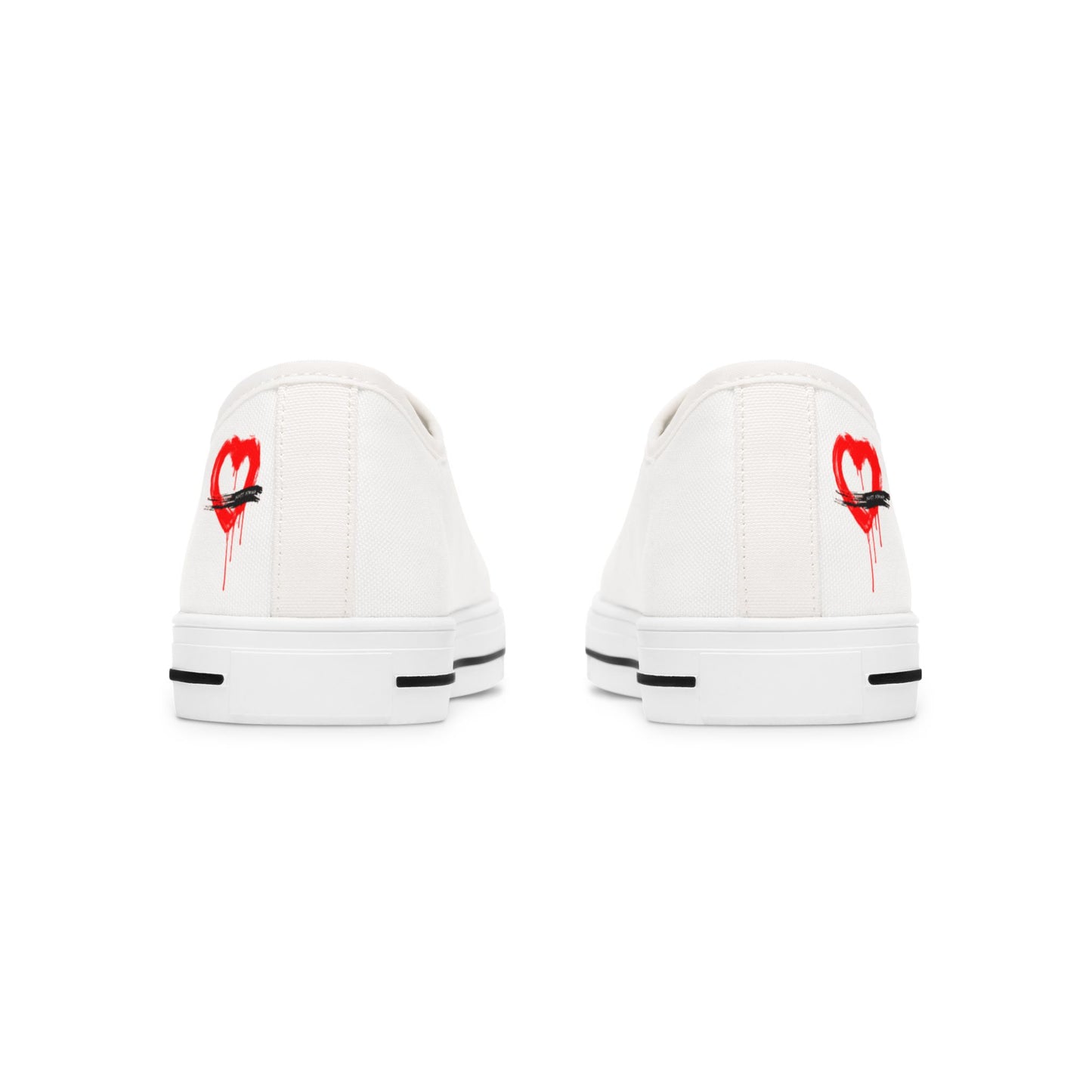 Scott Strong Signature Seal Low Top Women's Sneakers (White/Black)