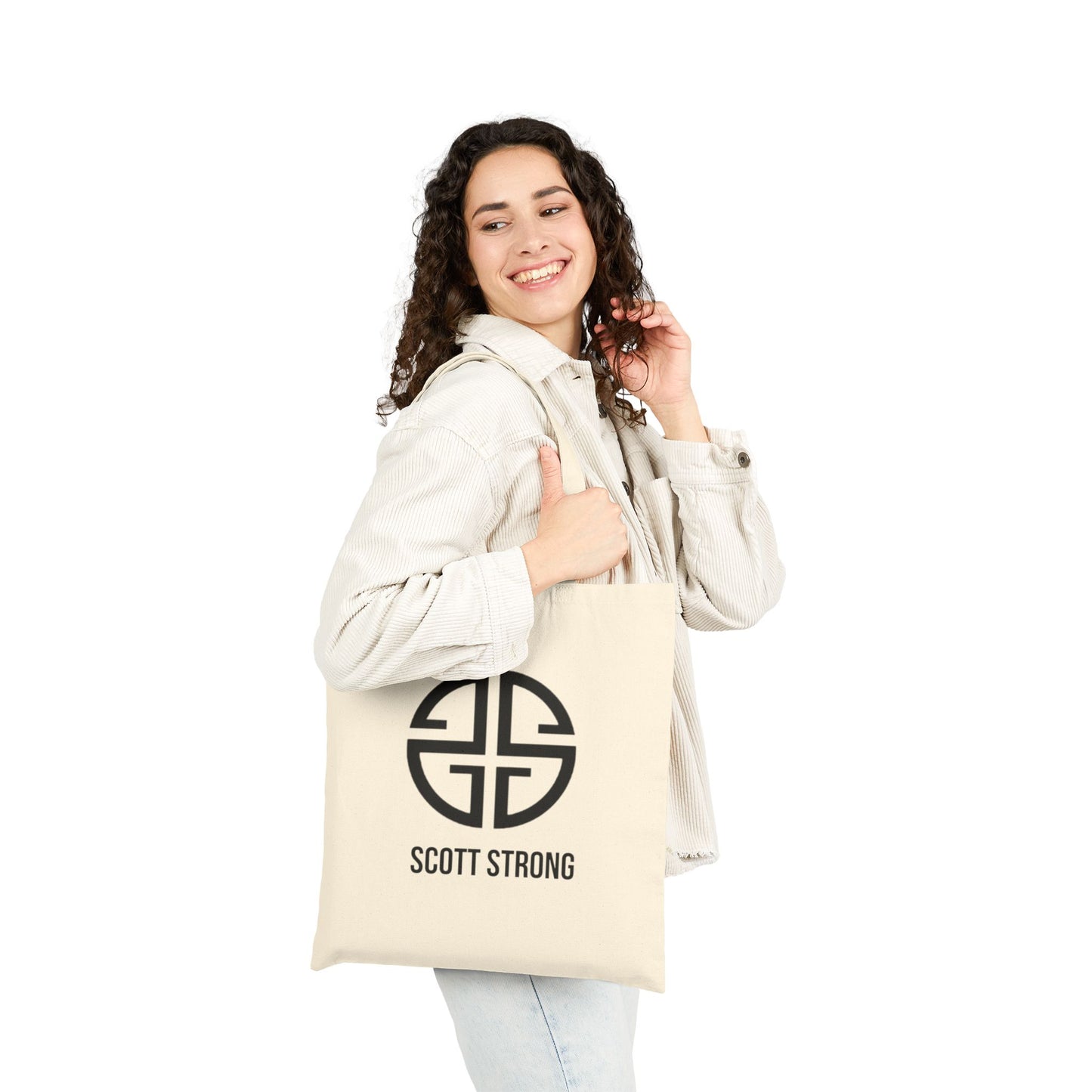 Scott Strong Cotton Canvas Tote Bag