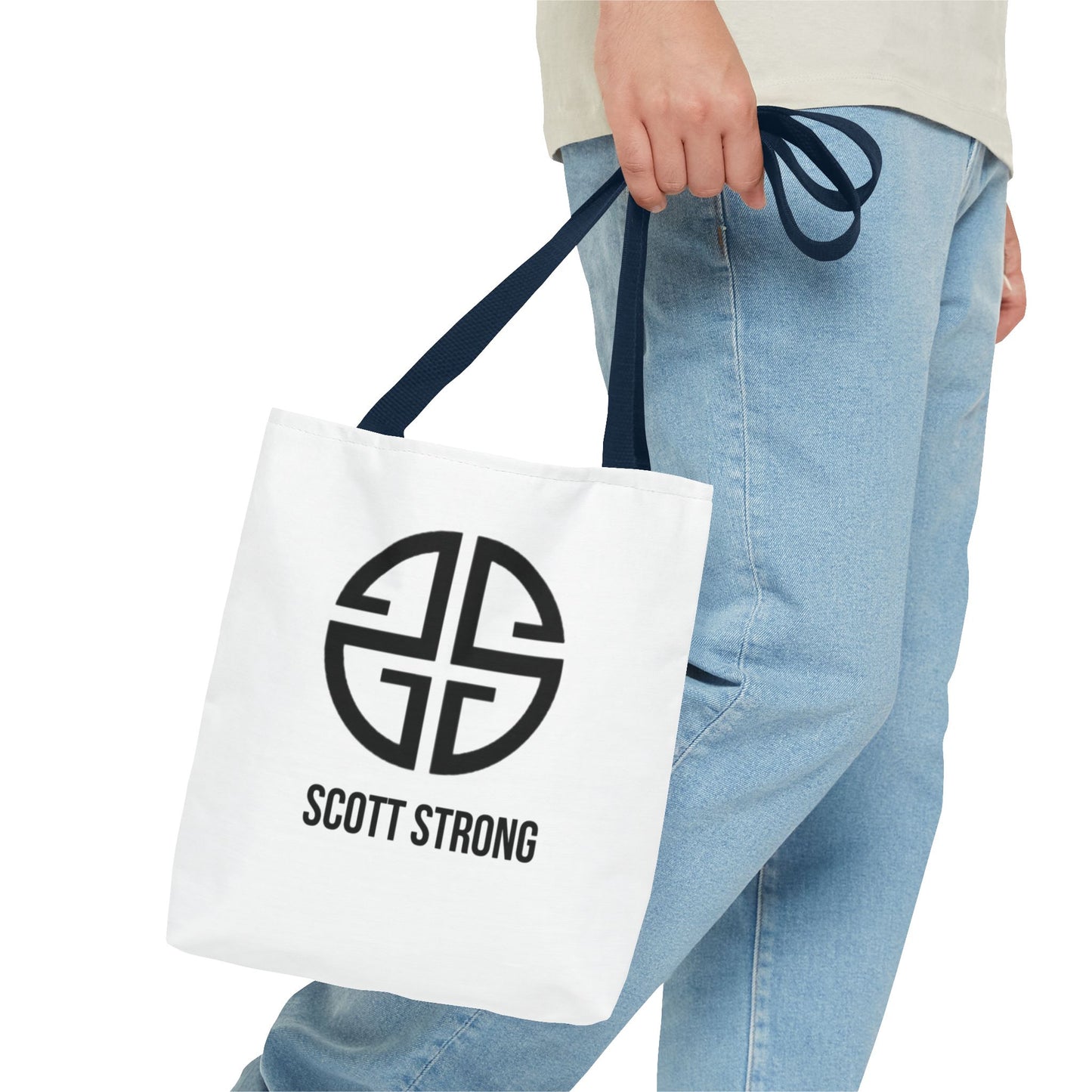 Scott Strong Verve Tote Bag (White)