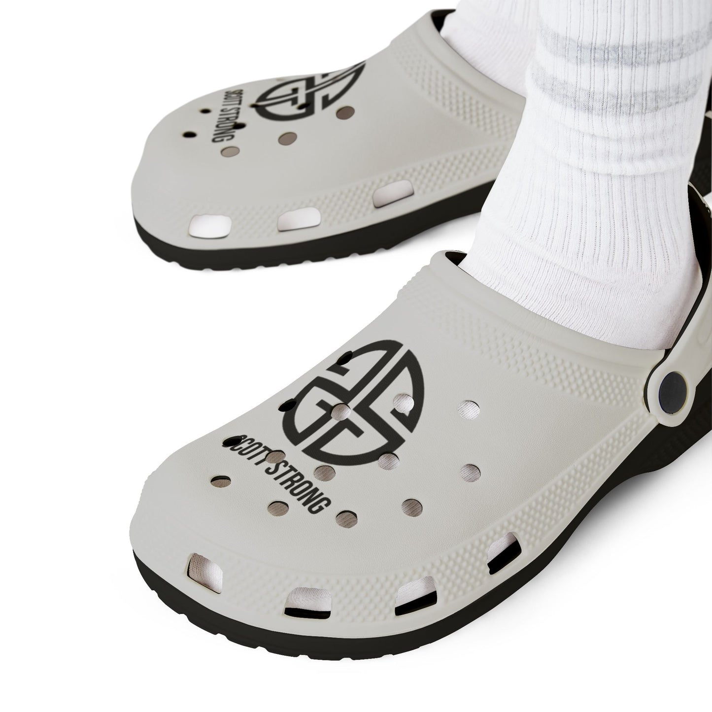 Scott Strong Crocs (White/Black)