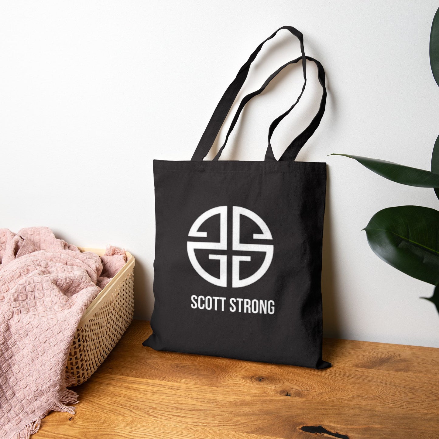 Scott Strong Cotton Canvas Tote Bag