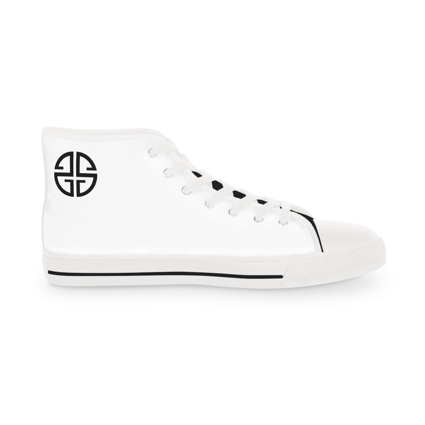 Scott Strong Graffiti High Top Men's Sneakers (Half & Half)