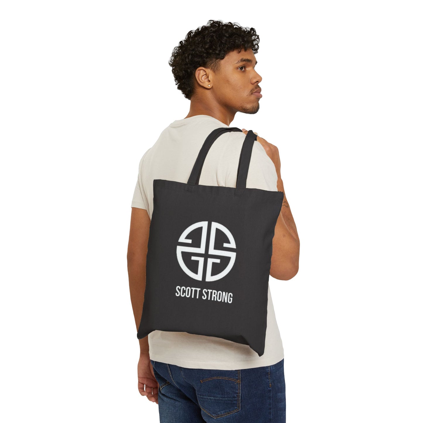 Scott Strong Cotton Canvas Tote Bag