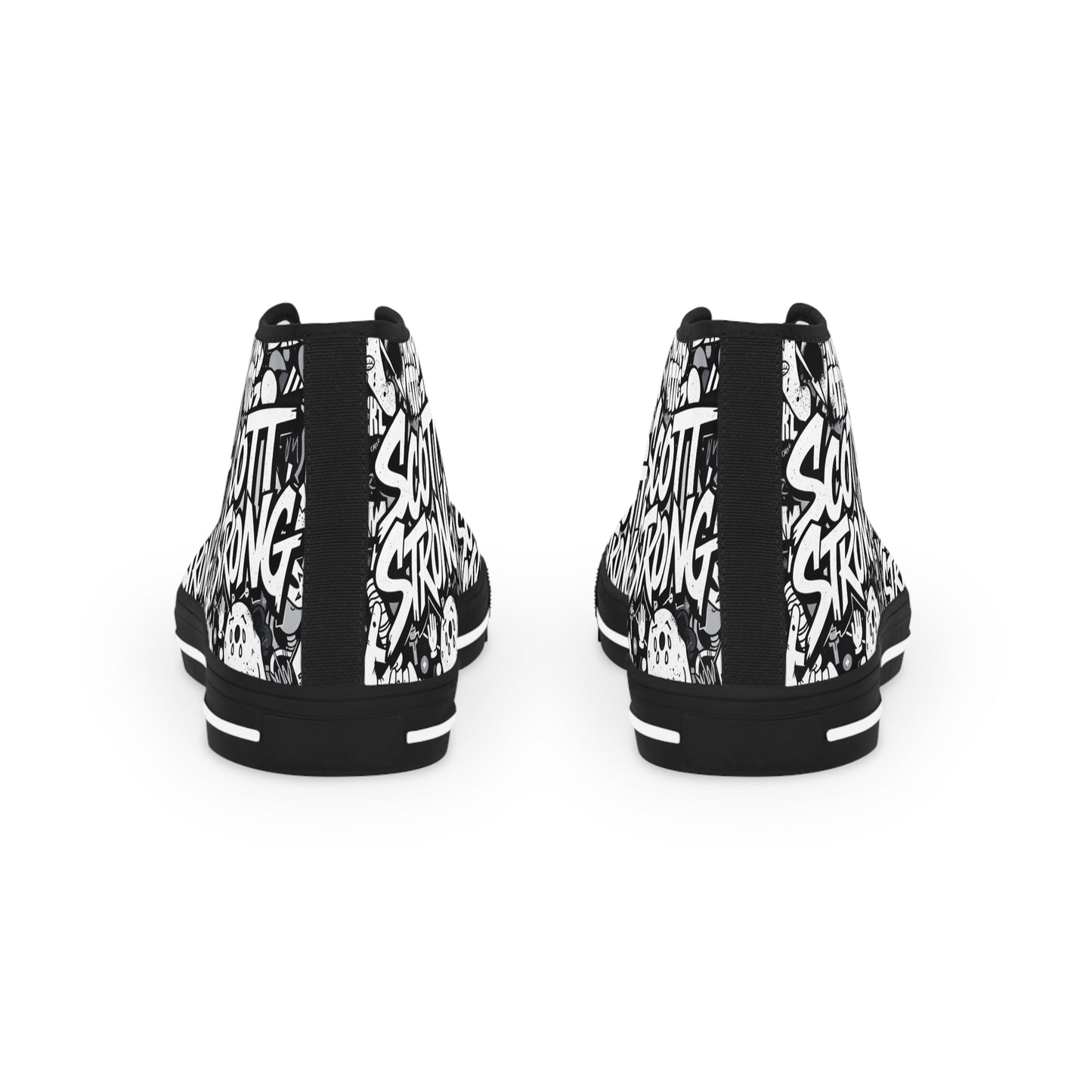 Scott Strong Cosmic Comic High Top Men's Sneakers