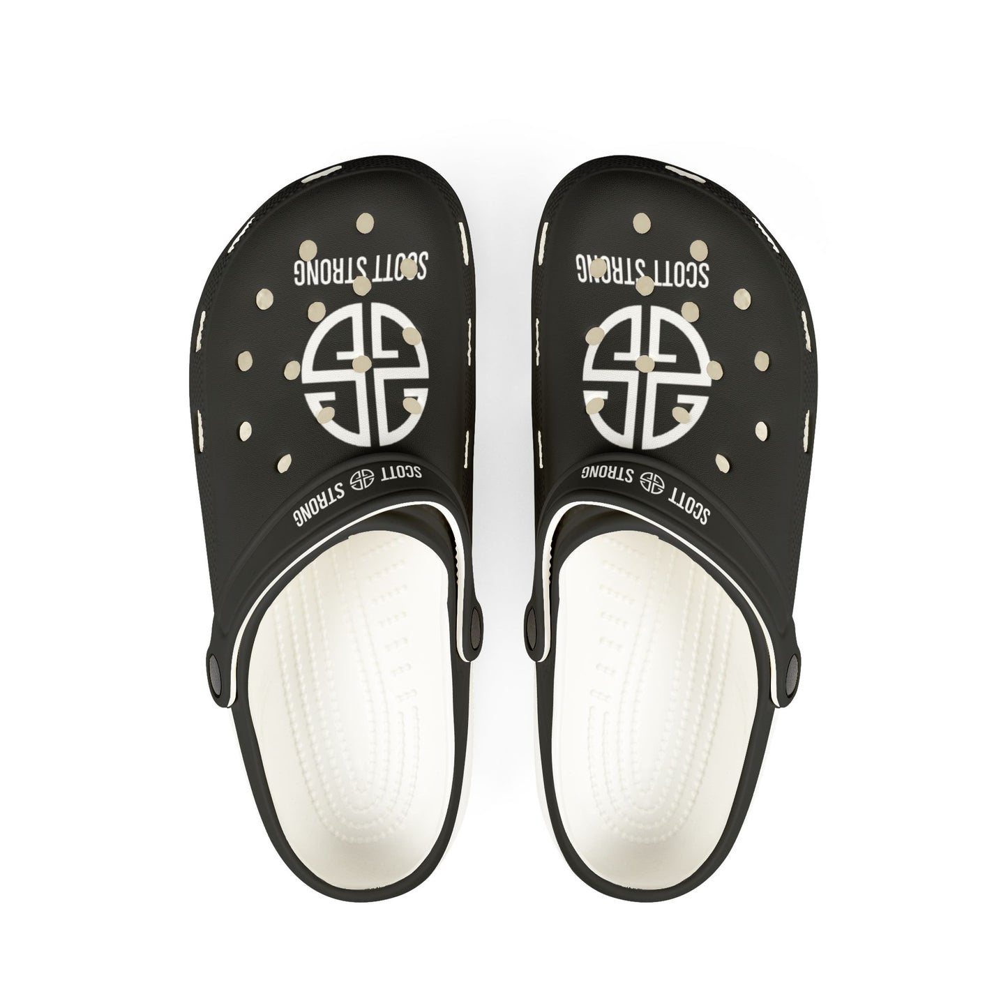 Scott Strong Crocs (Black/White)