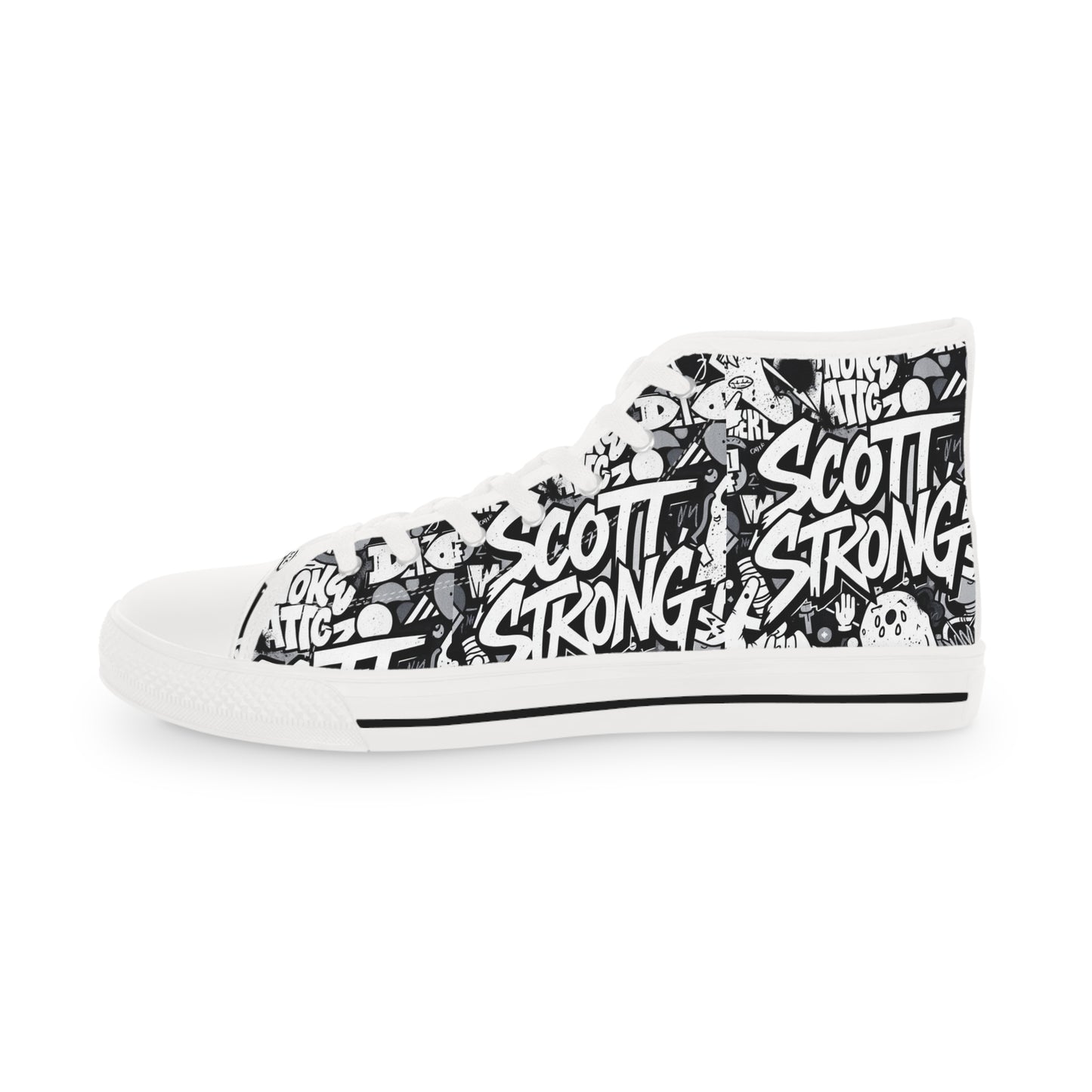 Scott Strong Comic Con High Top Men's Sneakers