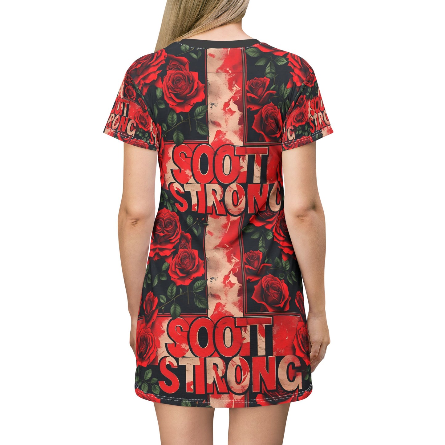 Scott Strong CrossRose T-Shirt Dress