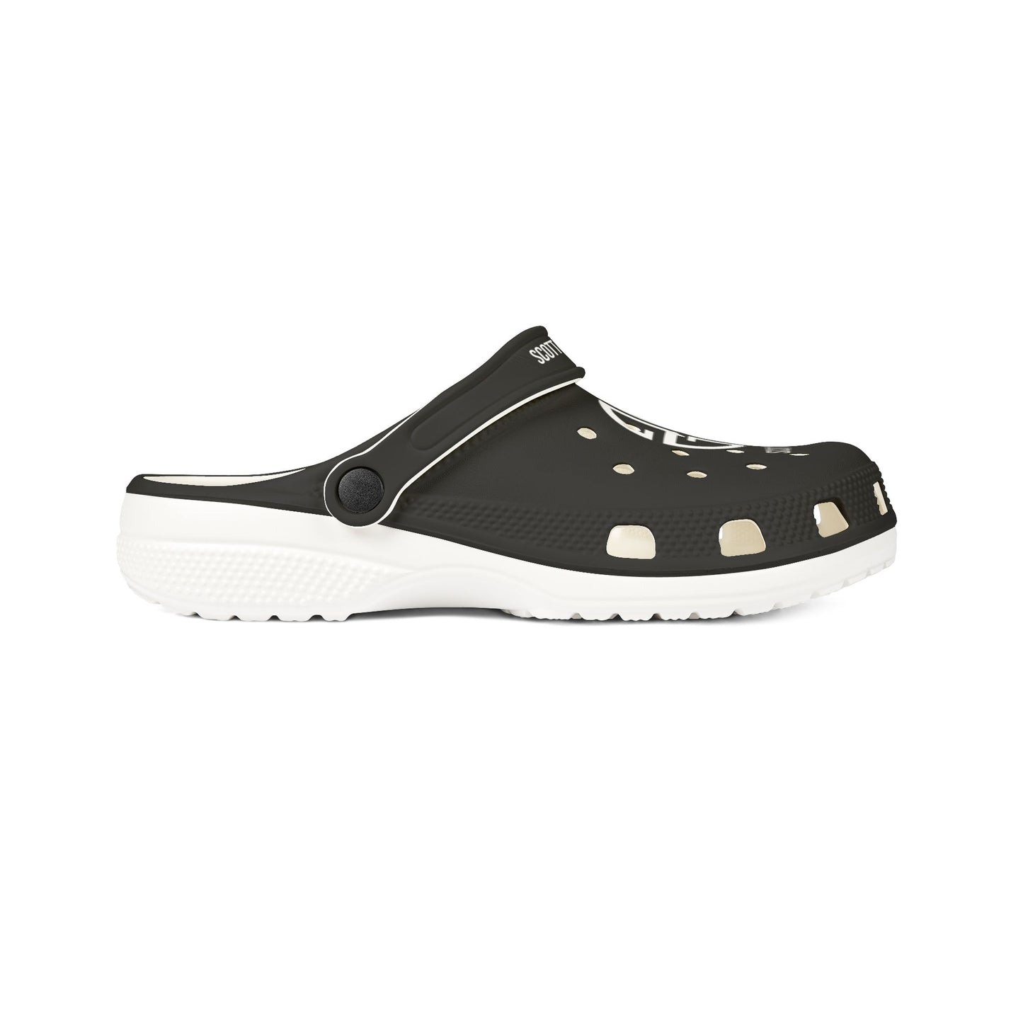 Scott Strong Crocs (Black/White)